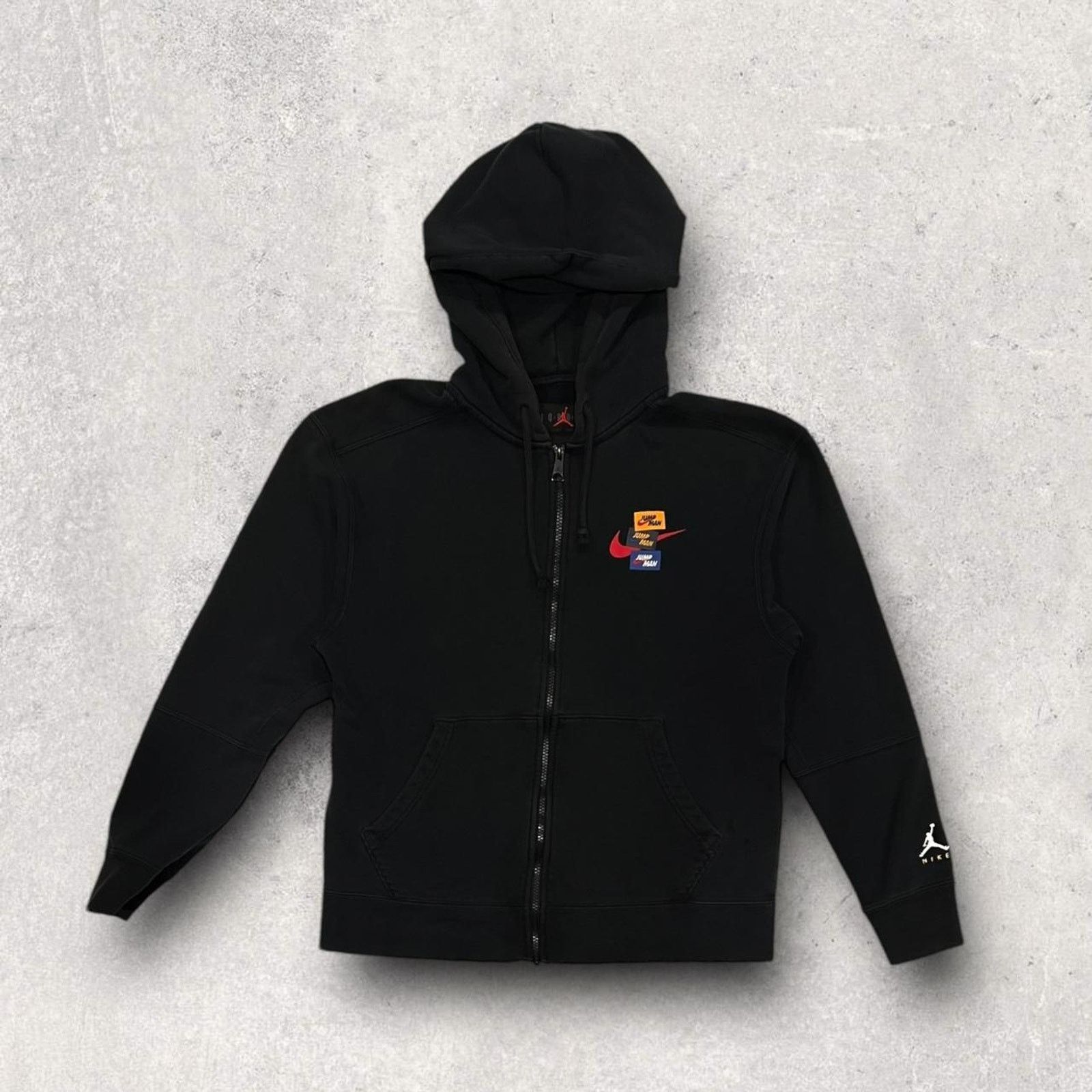 Jordan Brand Air Jordan Jumpman x Nike Swoosh Black Full Zip Hoodie Size US S / EU 44-46 / 1 - 1 Thumbnail