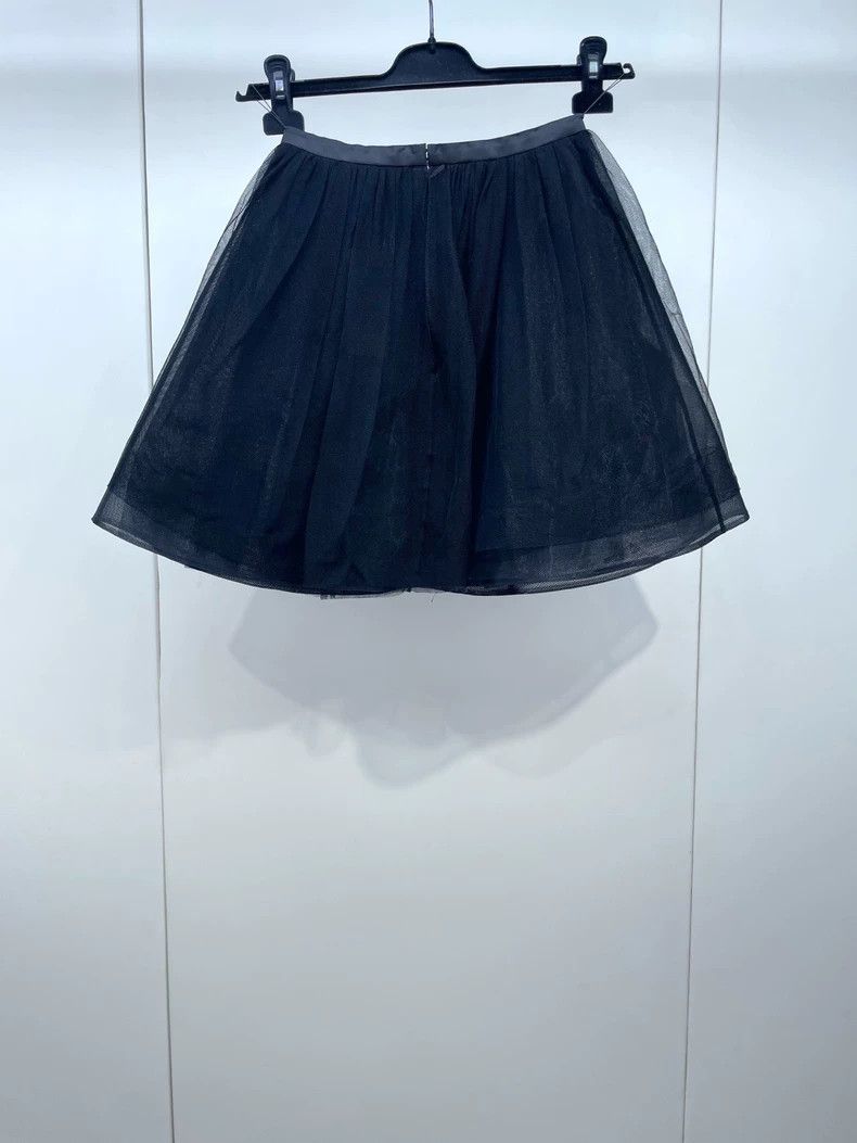 Saint Laurent Paris Saint Laurent Paris size 34 Black mesh fluffy skirt Size 42" / US 20 - 2 Thumbnail