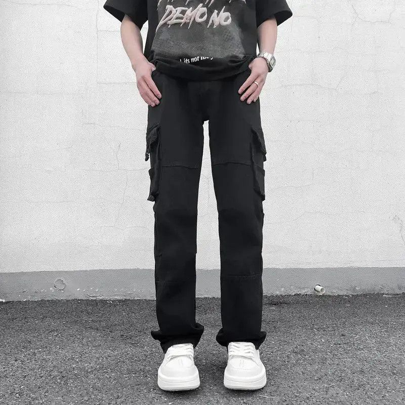 Japanese Brand Retro straight leg wide leg pocket jeans Size US 30 / EU 46 - 6 Thumbnail