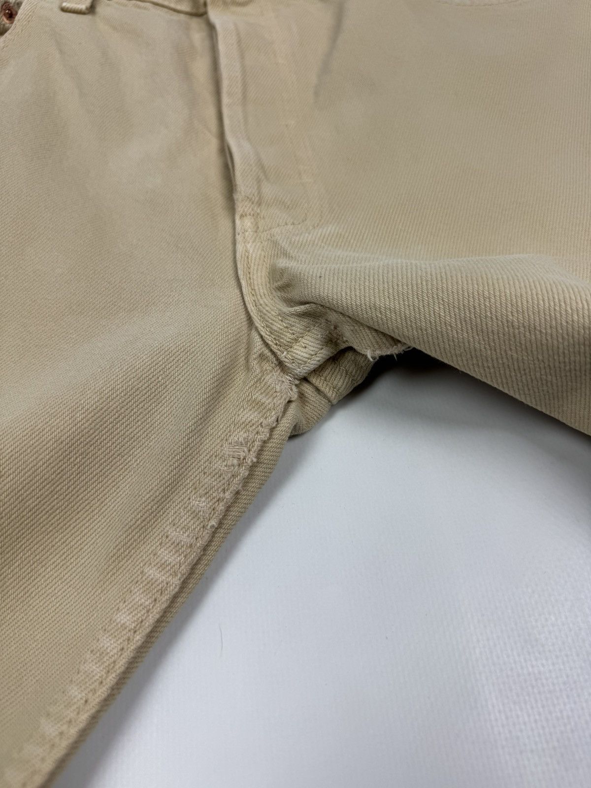 Levi's 1990’s Vintage Faded Levi’s 501 Beige Jeans Pants Size US 32 / EU 48 - 11 Thumbnail