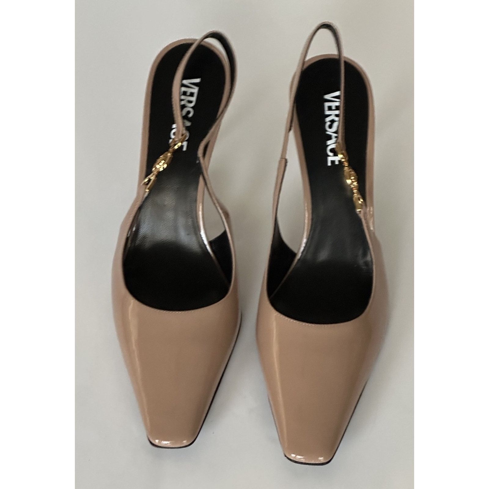 Versace Versace Sling Back Leather Pump Shoes Blush 11 US 1012428 Size US 11 / IT 41 - 3 Thumbnail