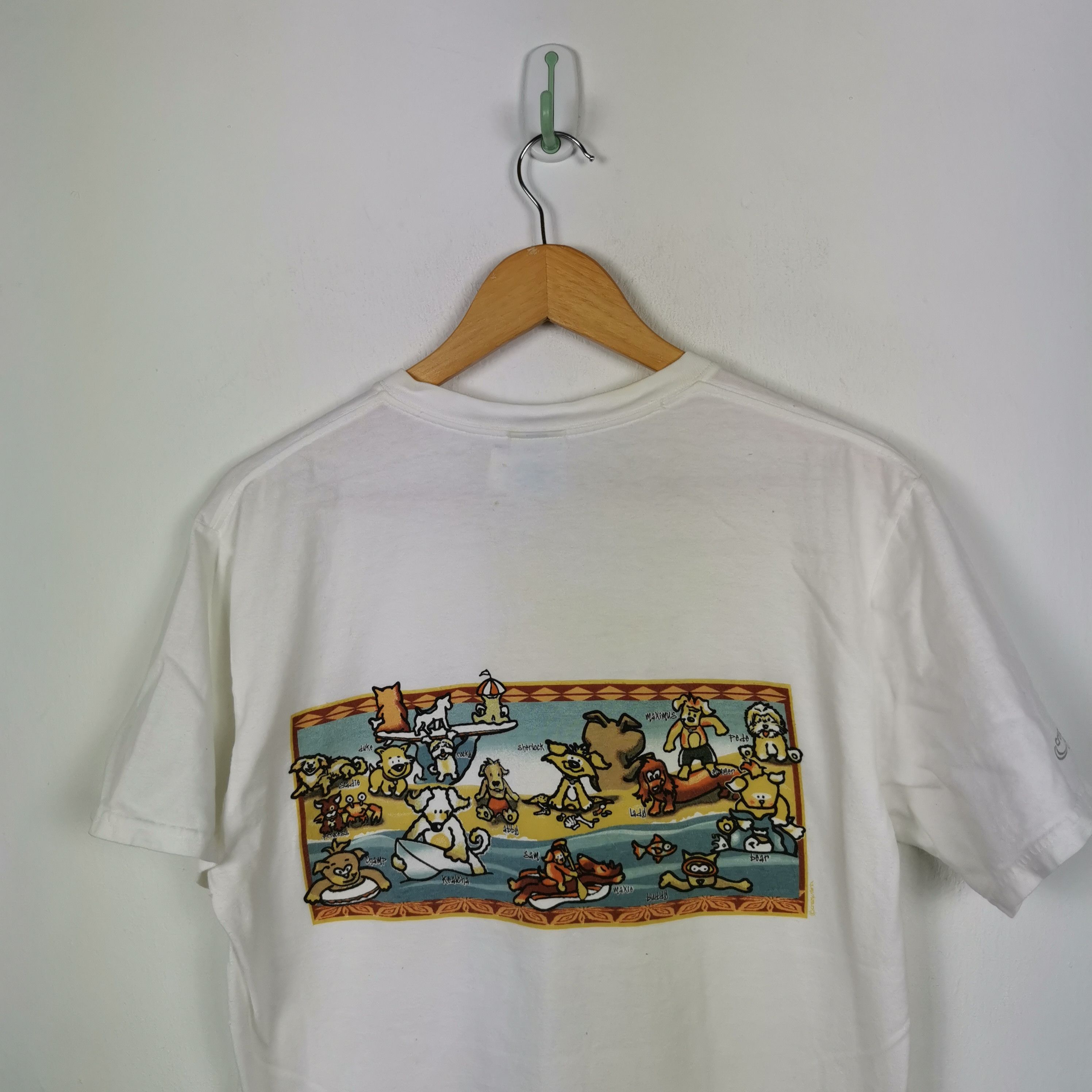 Vintage Vintage Adopt a DOG T-Shirt by Crazy Shirt Crewneck Tees Size US M / EU 48-50 / 2 - 5 Thumbnail