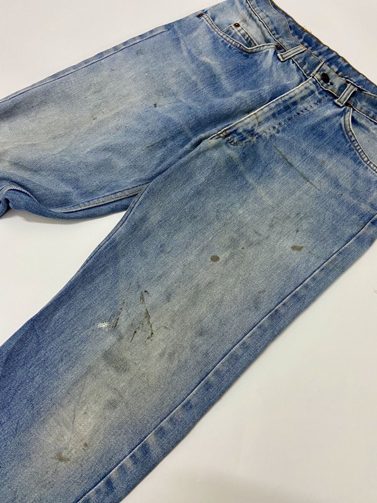 Levi's Vintage Clothing VINTAGE DISTRESSED LEVI'S 505 ORANGE TAB Size US 33 - 3 Thumbnail