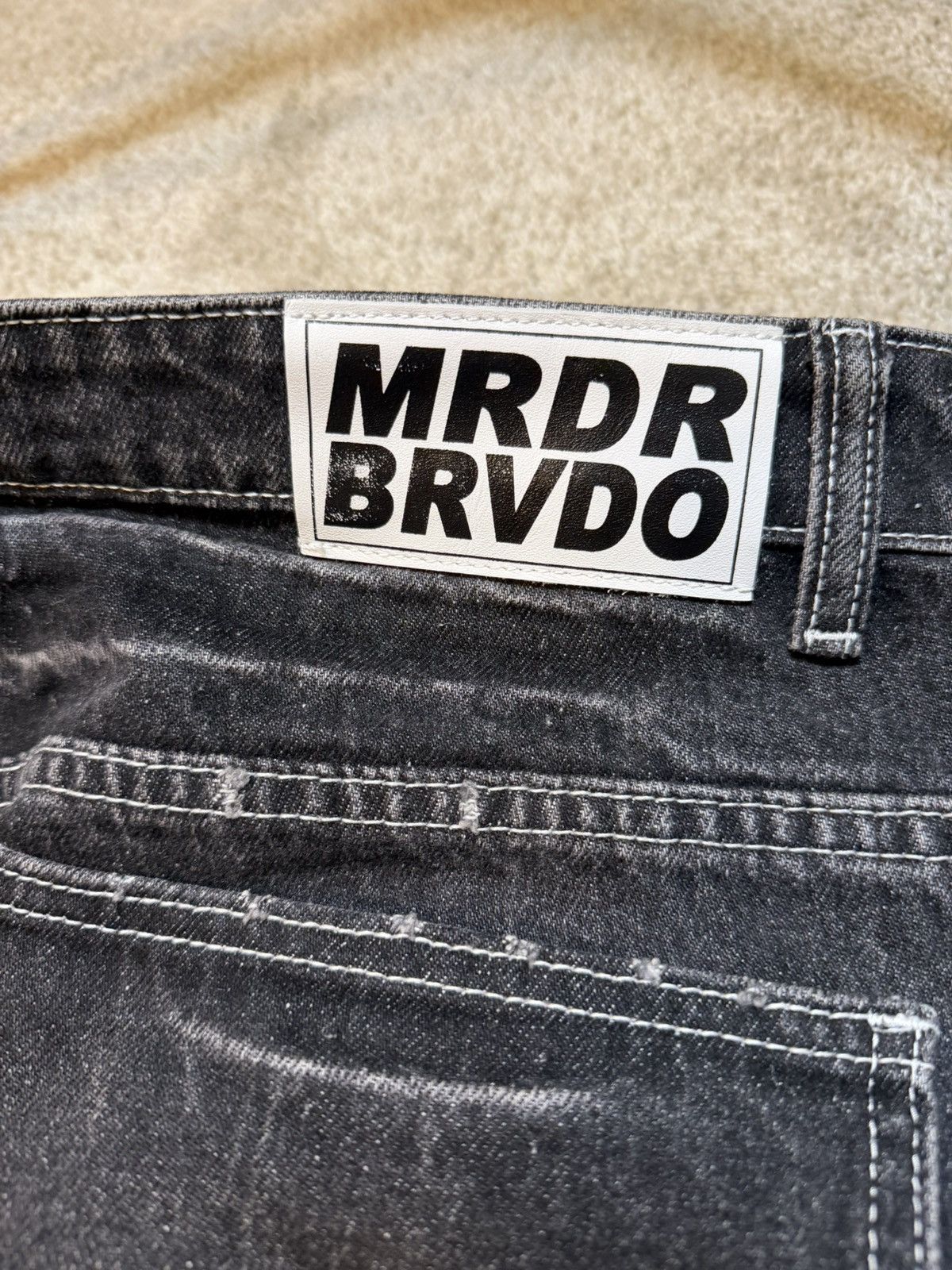 Who Decides War Who Decides War Black Daisy Jeans Size US 38 / EU 54 - 4 Thumbnail