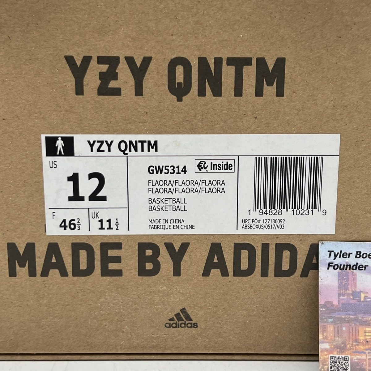 Adidas Yeezy quantum flash orange Size US 12 / EU 45 - 6 Thumbnail