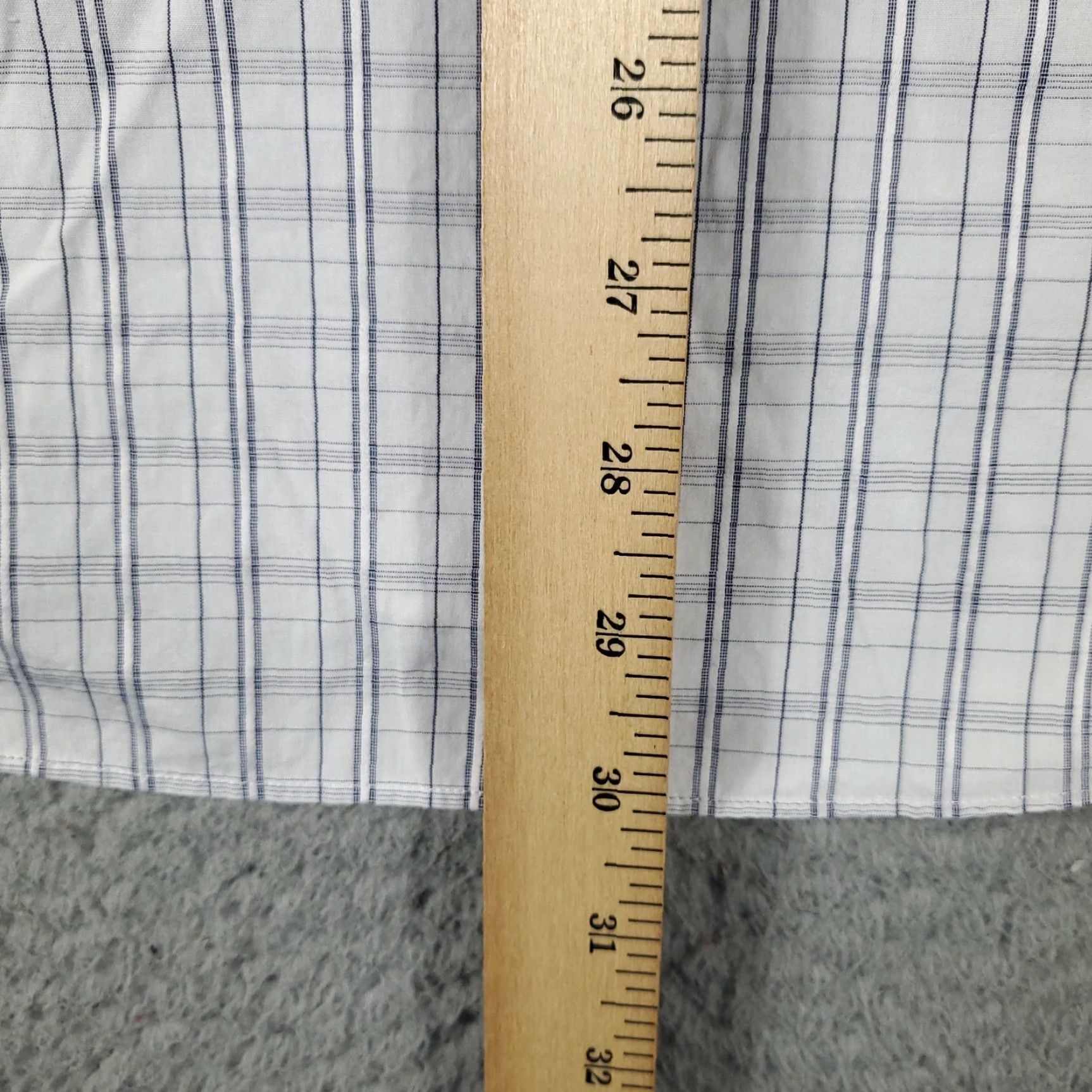 Tommy Bahama Tommy Bahama Dress Shirt Mens 16 White Plaid Long Sleeve Button Up 100% Cotton Regular Size 42R - 4 Thumbnail