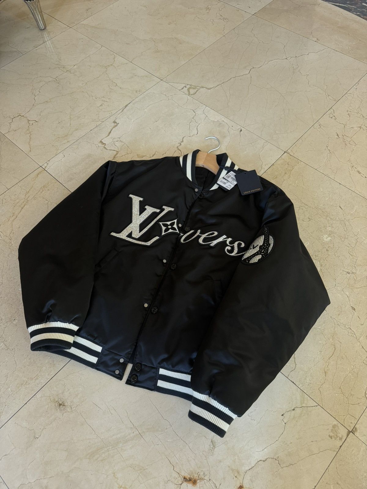 LOVERS CRYSTAL BOMBER JACKET