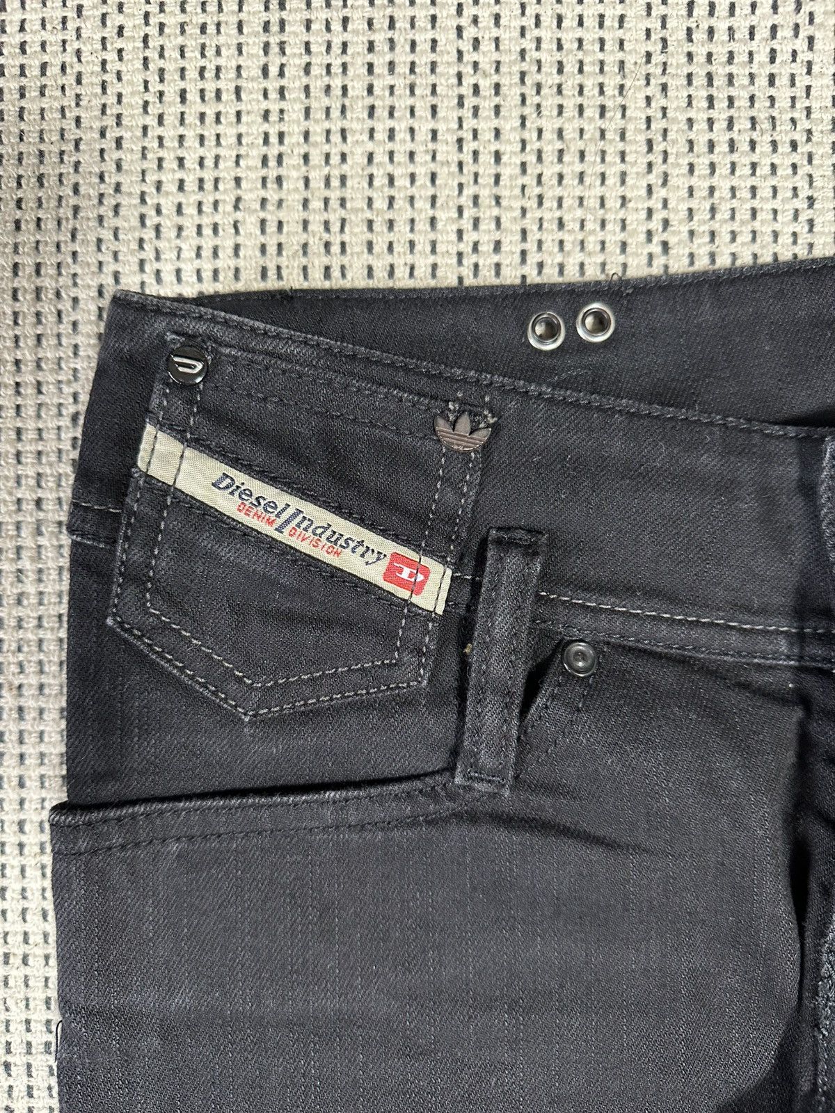 Adidas × Diesel Vintage Diesel x Adidas Skinny Jeans Size US 26 / EU 42 - 4 Thumbnail