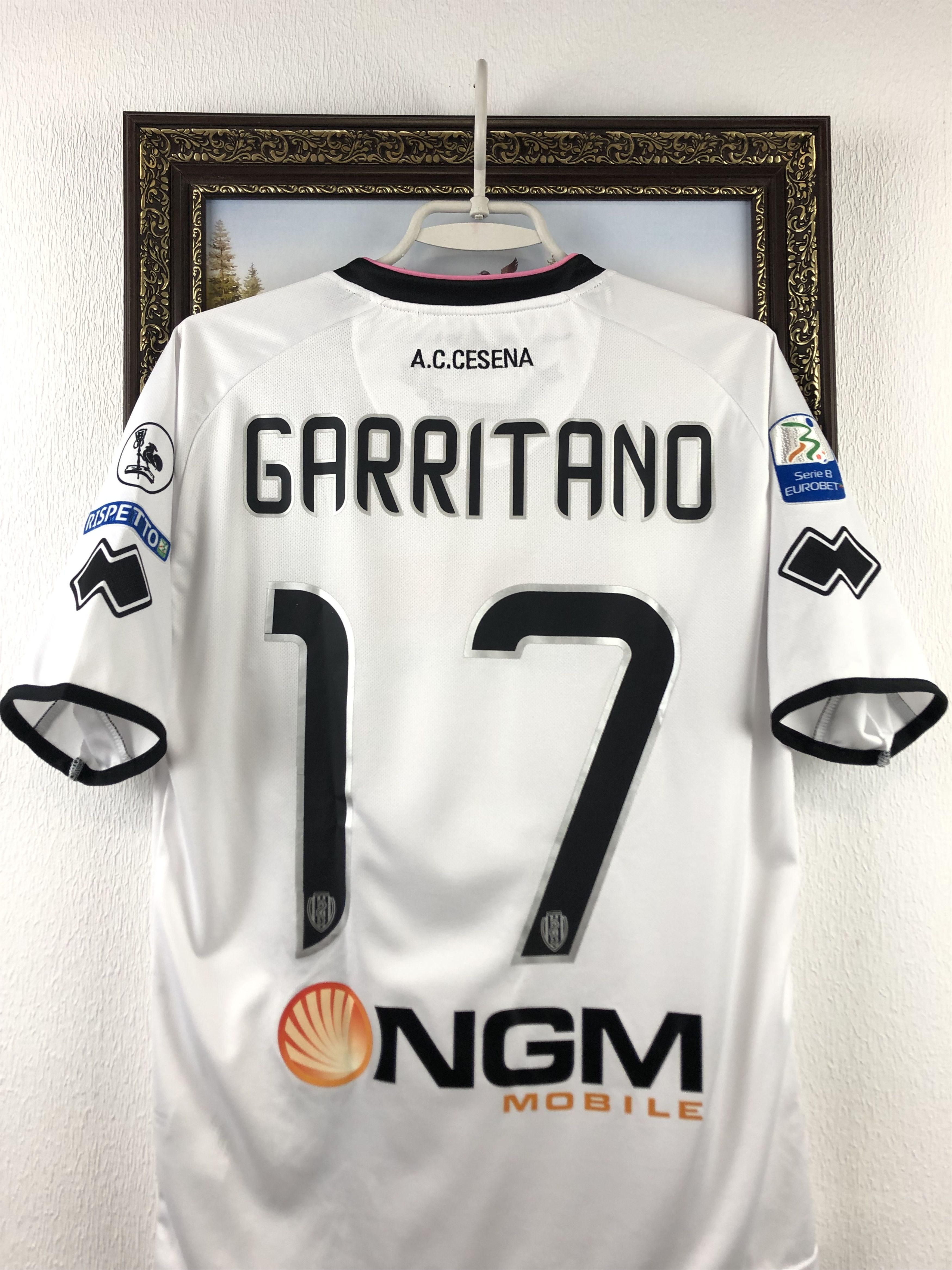 Other Cesena football shirt Match Worn Soccer Garritano Maglia Tee Size US M / EU 48-50 / 2 - 2 Thumbnail