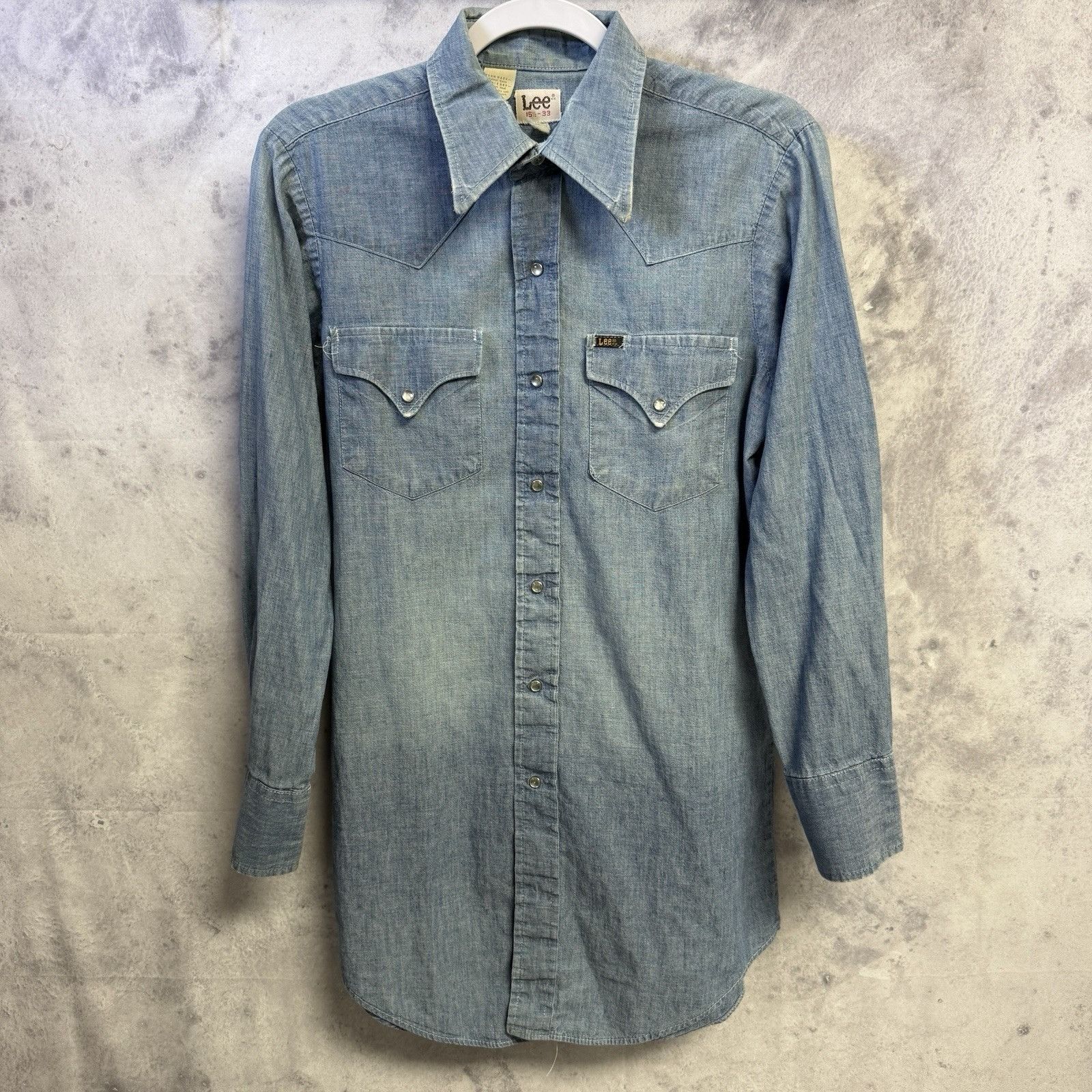 Levi's Vintage 70s LEE Hand Embroidered Button Up Shirt Mens Medium Size US M / EU 48-50 / 2 - 3 Thumbnail