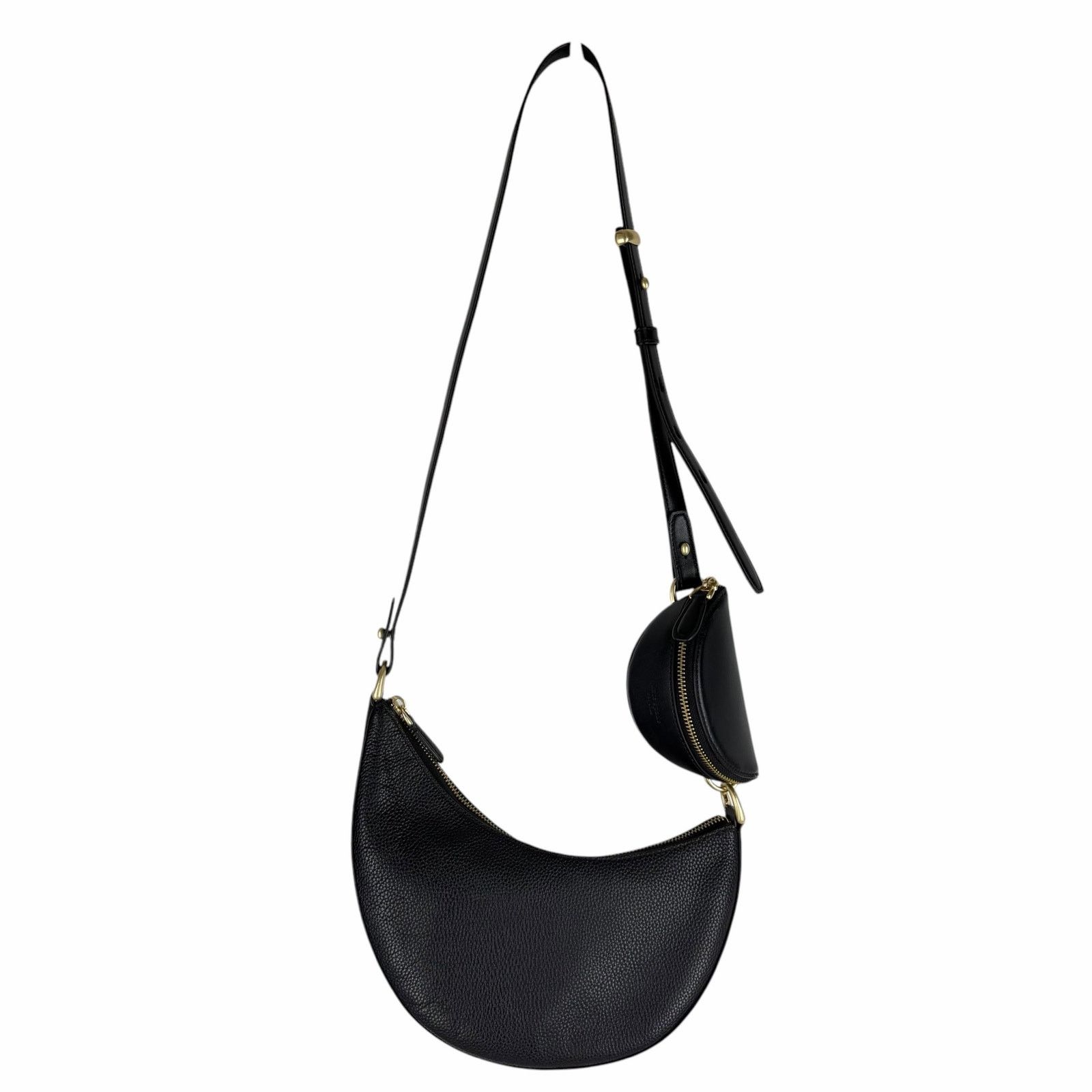 Kate Spade Kate Spade Duo Small Pebbled Leather Crossbody Bag Black Size ONE SIZE - 21 Thumbnail