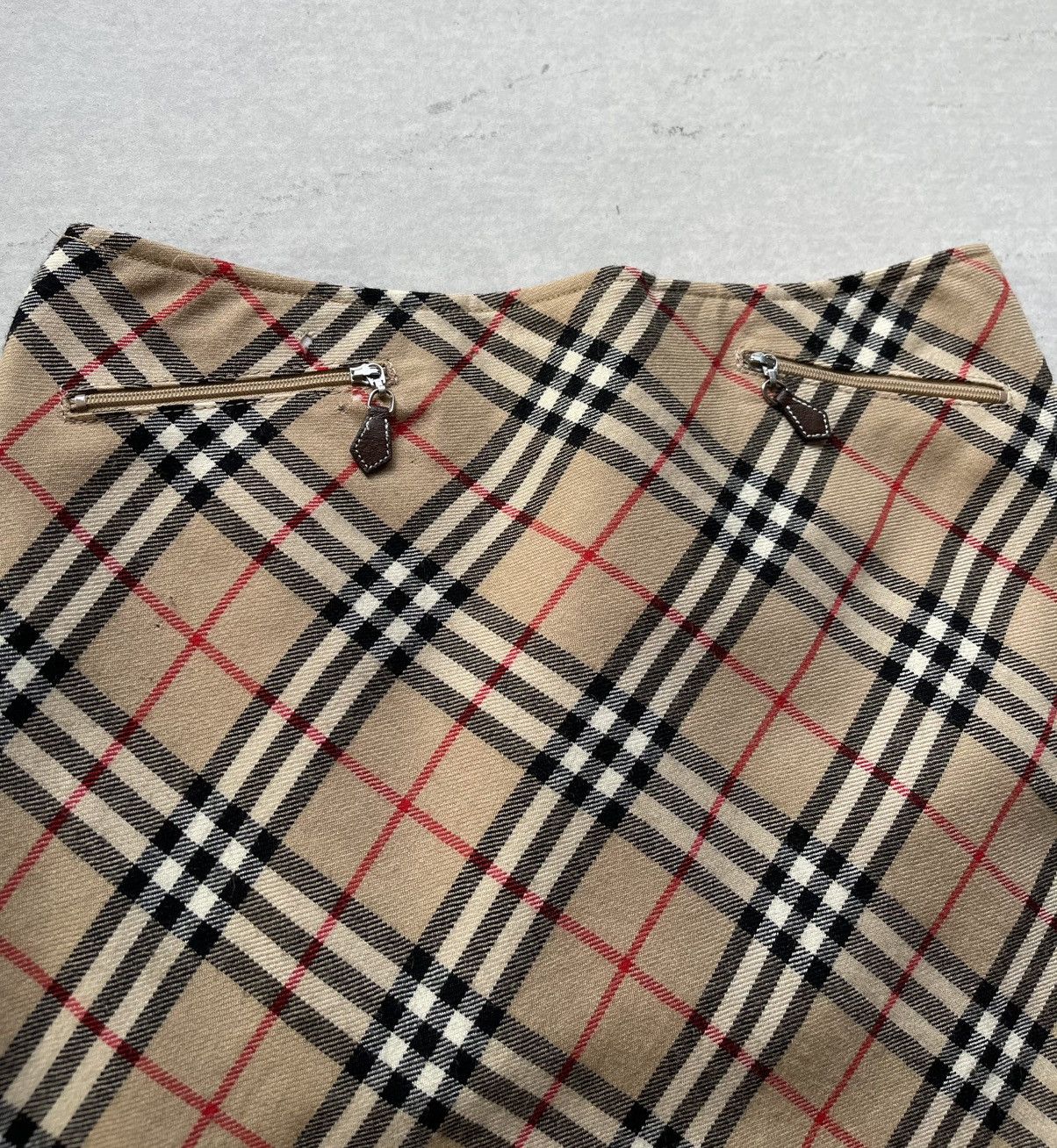 Burberry Burberry Blue Label Women's Nova Check Zipper Maxi Skirt Size 28" / US 6 / IT 42 - 6 Thumbnail