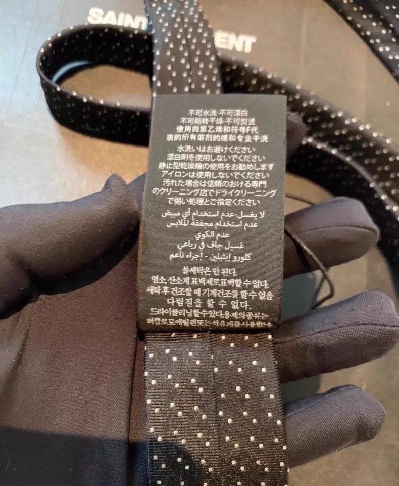 Saint Laurent Paris Saint Laurent Paris Little polka-dot tie 2505-Nextarrow Size ONE SIZE - 4 Thumbnail