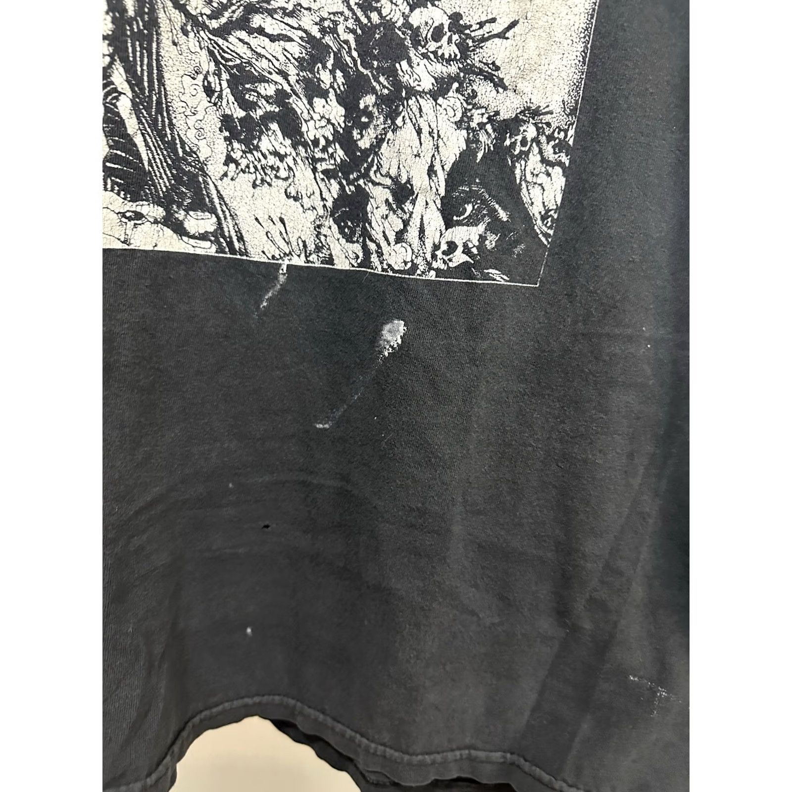 Vintage VTG Subhumans Punk Rock Band Concert Promo Faded Worn Black T-Shirt Size L Size US L / EU 52-54 / 3 - 7 Thumbnail