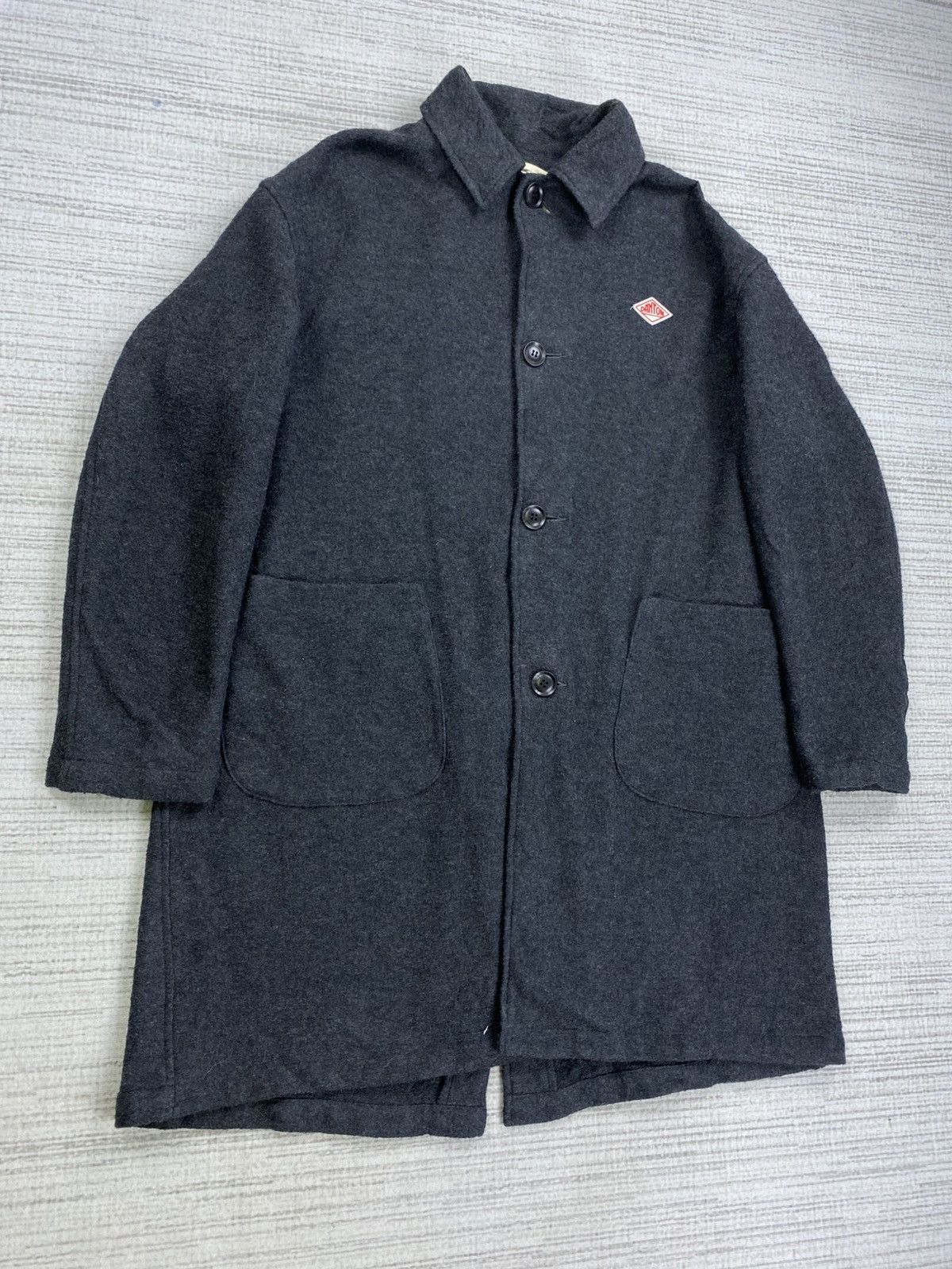 Danton × If Six Was Nine × Vintage Vintage Danton Vetements De Travail Wool Long Jacket Size US L / EU 52-54 / 3 - 3 Thumbnail