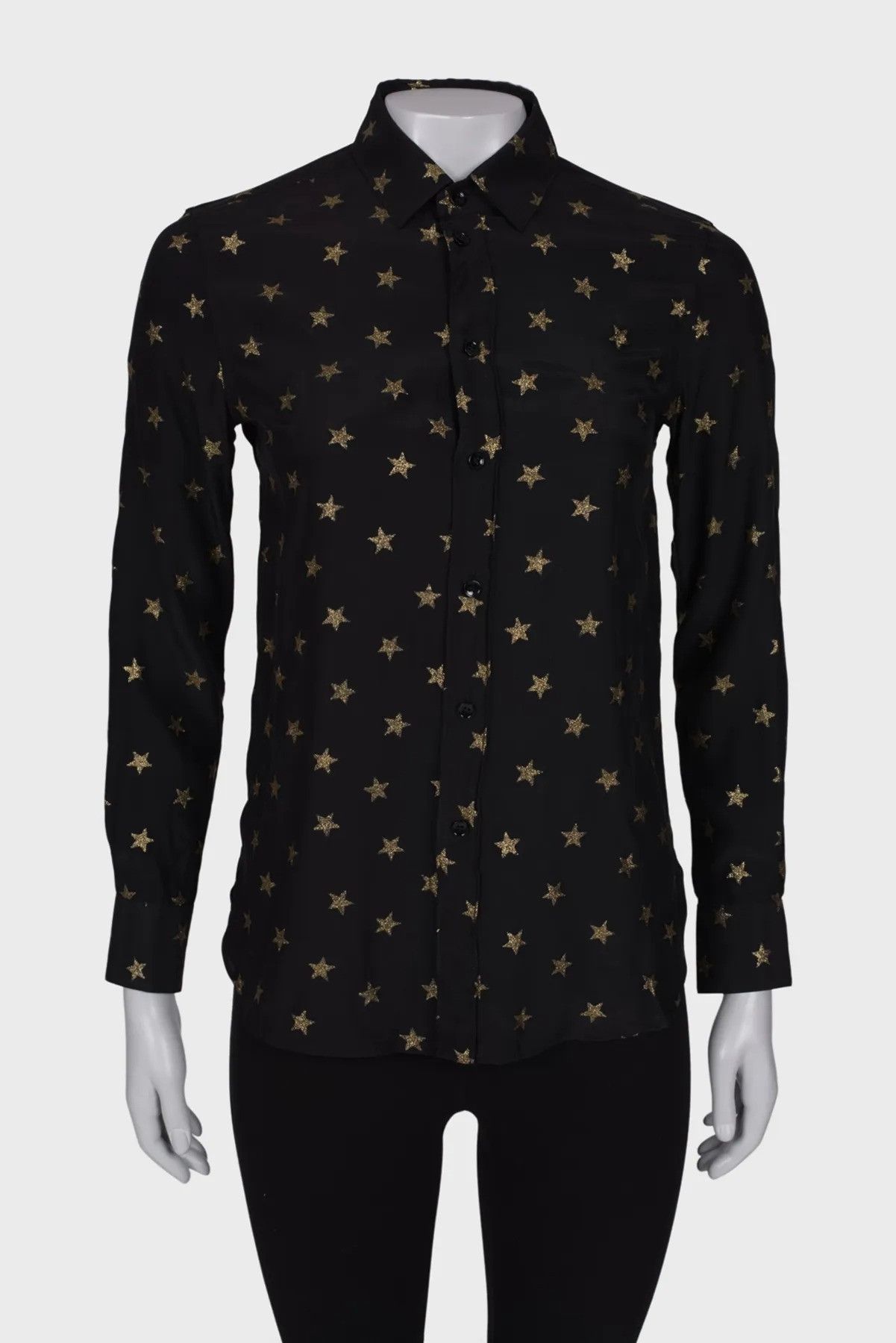 Saint Laurent Paris Saint Laurent Silk blouse Size S / US 4 / IT 40 - 1 Thumbnail