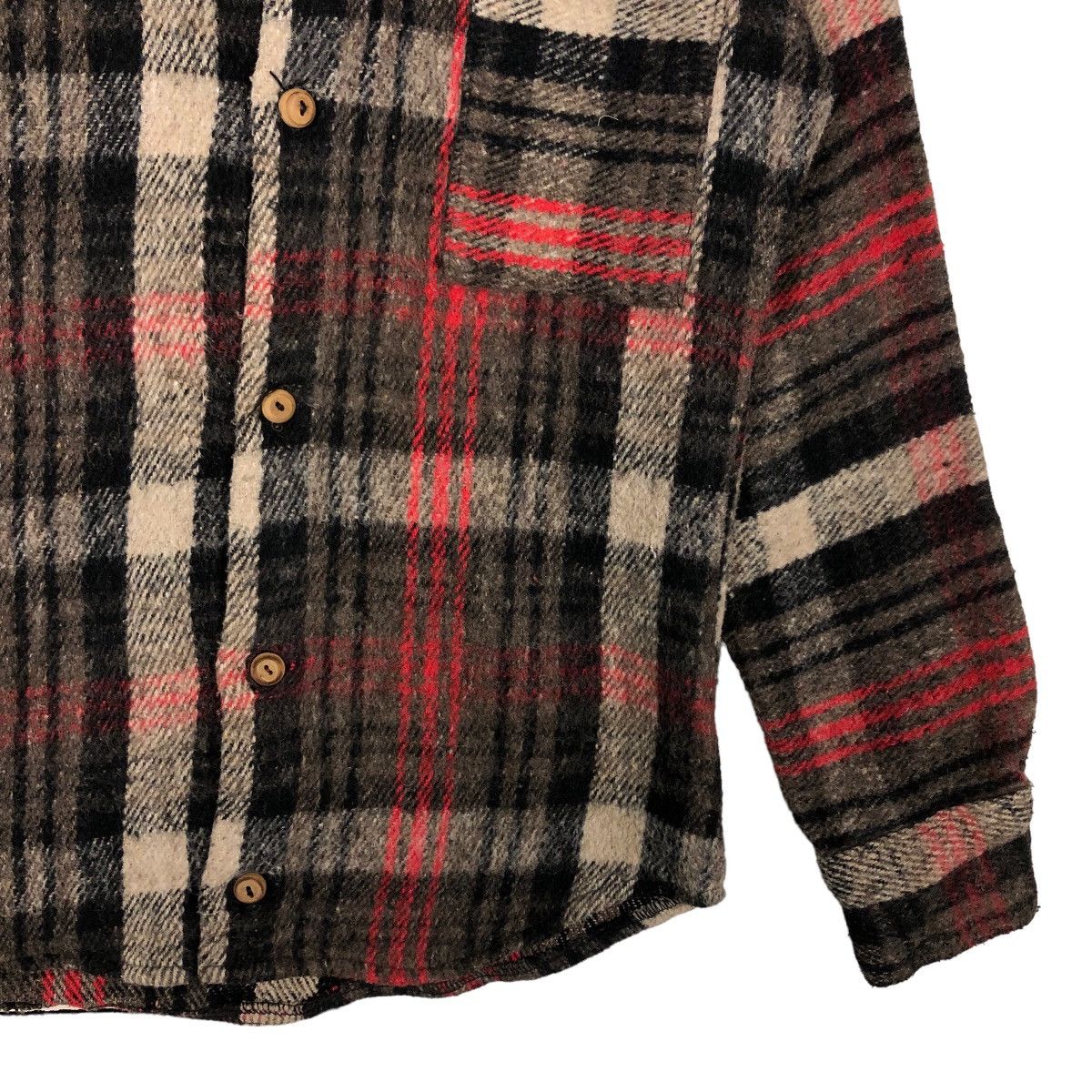 Japanese Brand 🔥80s Vintage Wool Flannel Jacket Bullhead USA Tartan Design Size US M / EU 48-50 / 2 - 4 Thumbnail