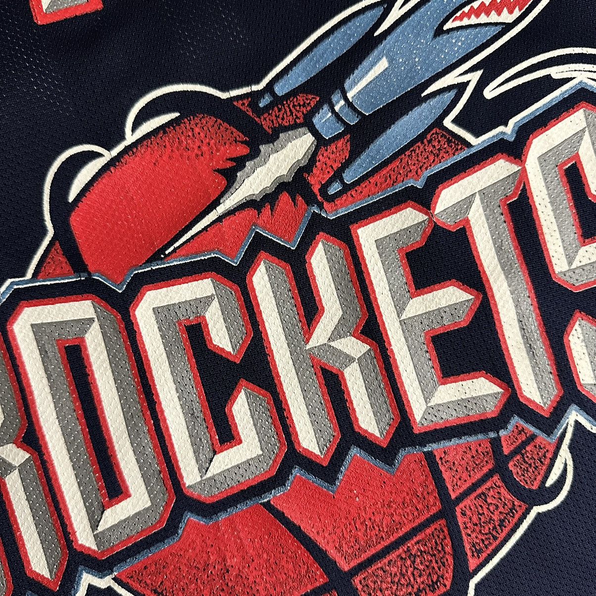 Champion × NBA × Vintage Vintage 90s Houston Rockets Hakeem Olajuwon Champion Jersey Size US XL / EU 56 / 4 - 5 Thumbnail