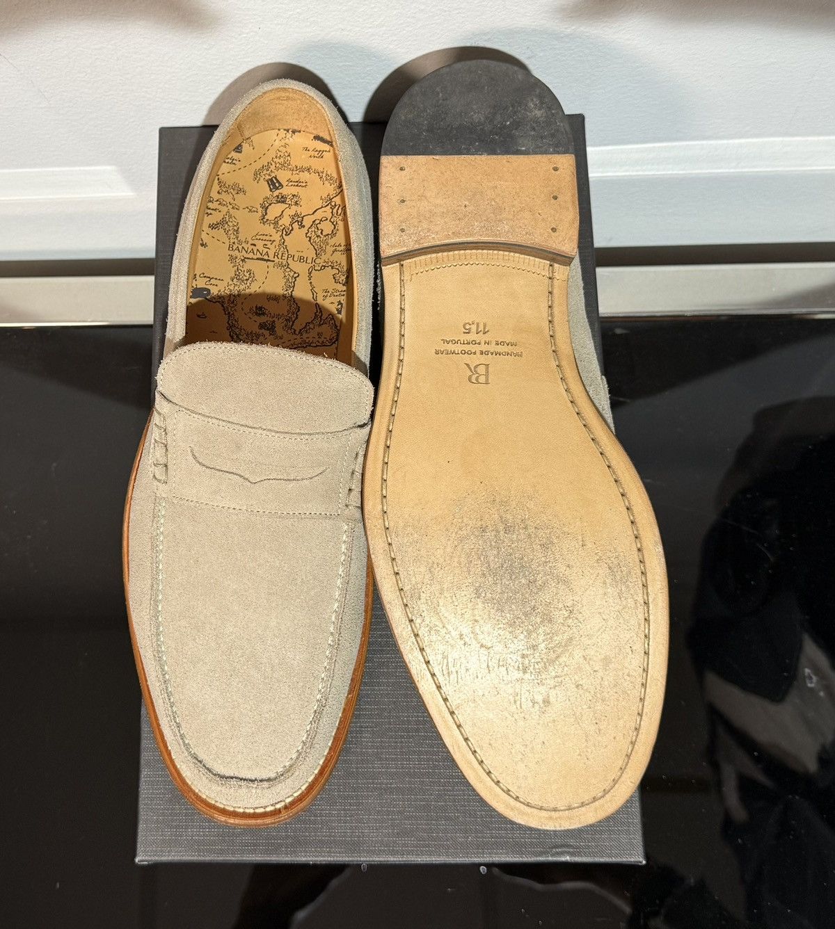Banana Republic Banana Republic | Suede Penny Loafer Size US 11.5 / EU 44-45 - 5 Thumbnail