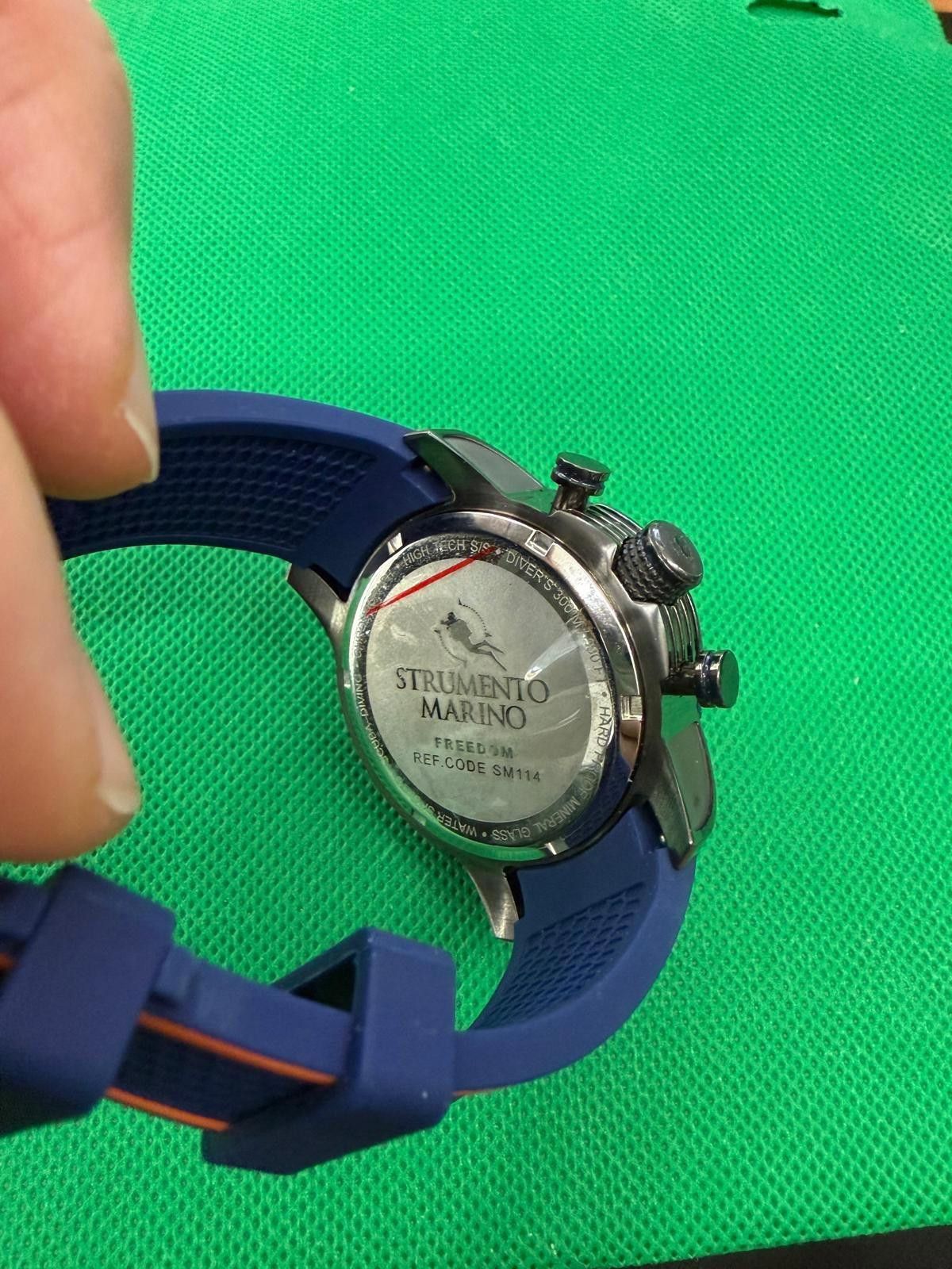 Other Strumento Marino Men's Chronograph Freedom BlueSiliconeWatch Size ONE SIZE - 5 Thumbnail