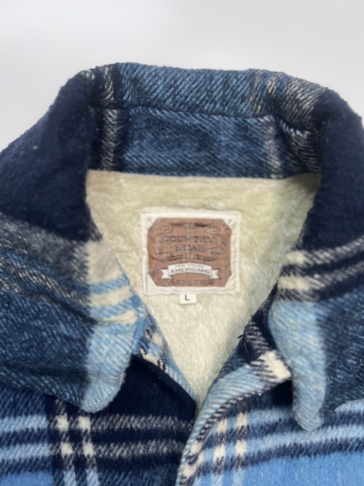 Japanese Brand COUNTRY WEAR JACKET WITH FLEECE LINED Size US L / EU 52-54 / 3 - 6 Thumbnail
