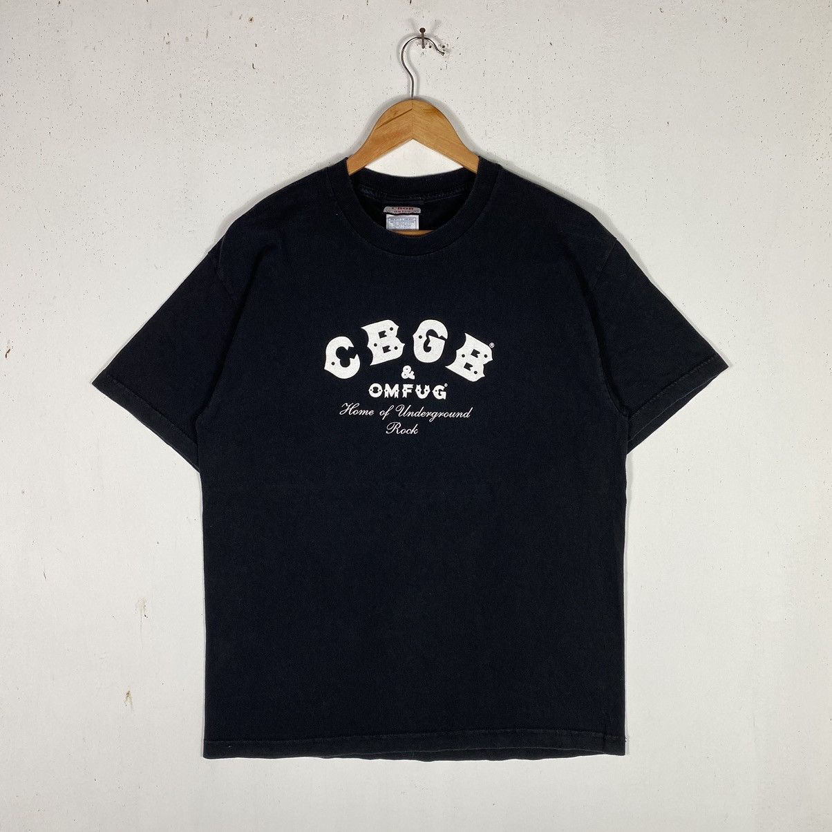 Band Tees × Vintage Vintage CBGB & OMFUG Home Of Underground Punk Bar Tee Size US L / EU 52-54 / 3 - 2 Thumbnail