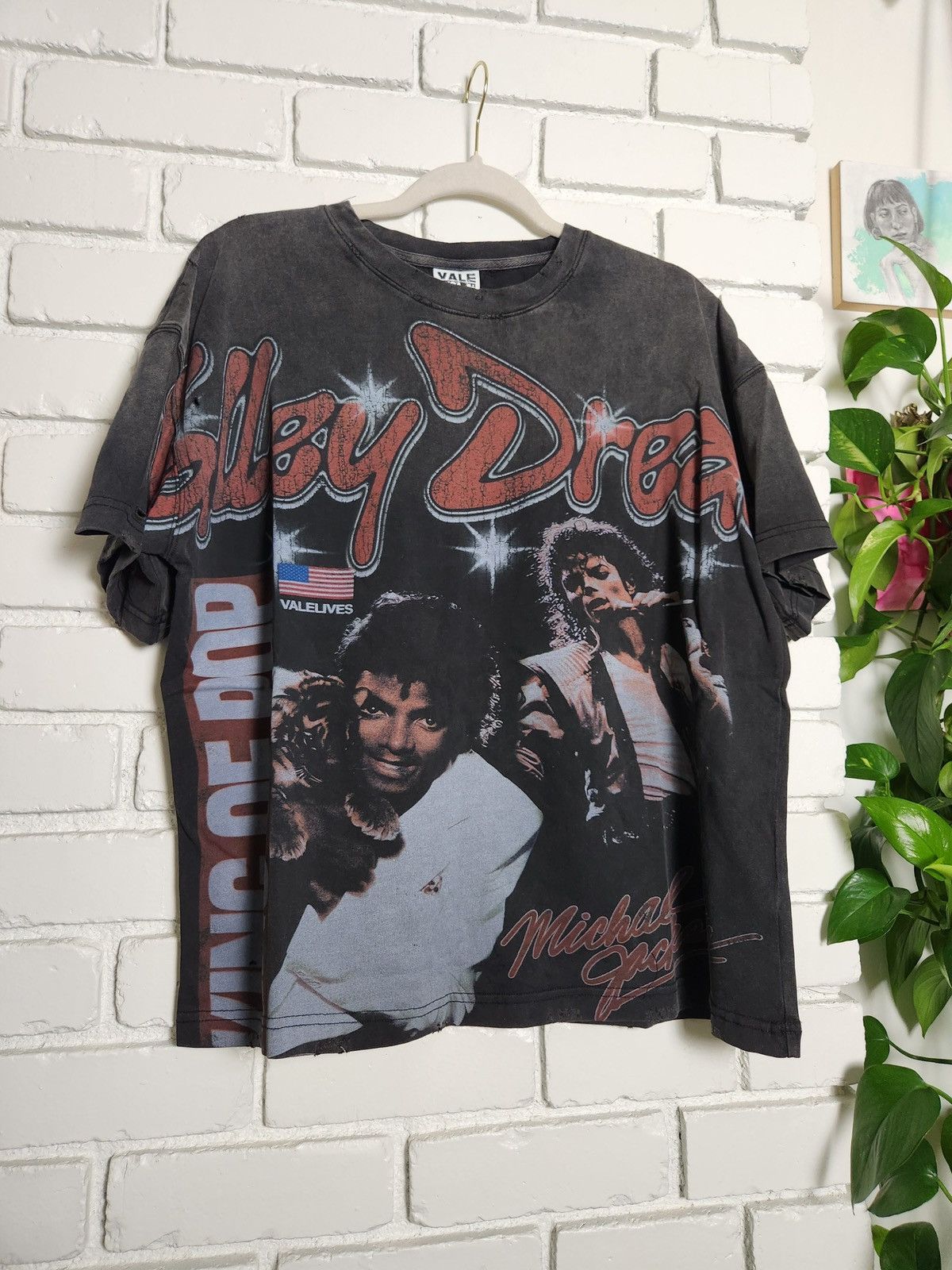 VALE FOREVER T Shirts ヴィンテージ Tシャツ Thriller Tee Vale Forever Thriller Tee Vintage Black – PIECES