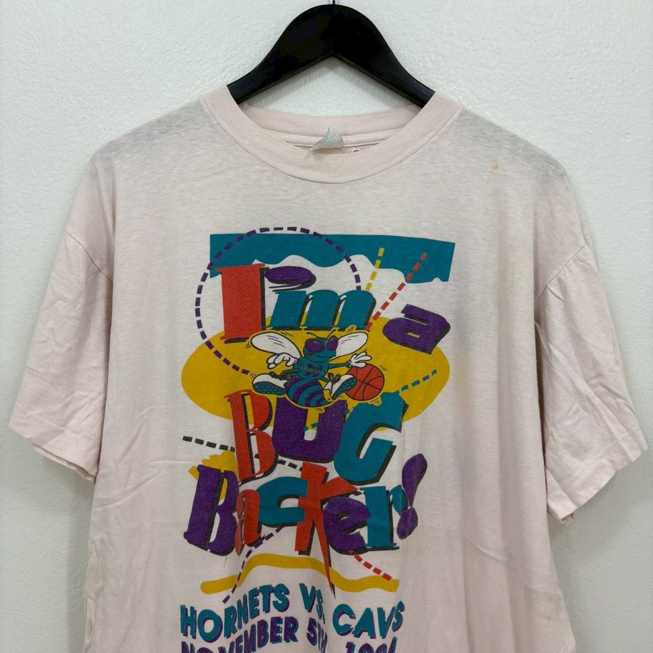 Vintage Vintage 90s Charlotte Hornets shirt size L wts03 Size US L / EU 52-54 / 3 - 1 Thumbnail