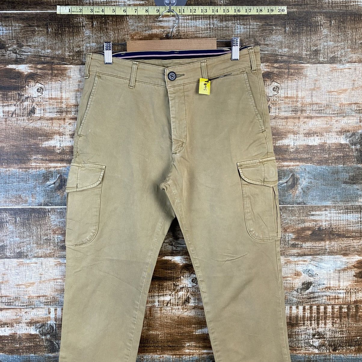 Japanese Brand DL Edwin Beige Cargo utility Multipocket Pants #C895 Size US 29 - 2 Thumbnail