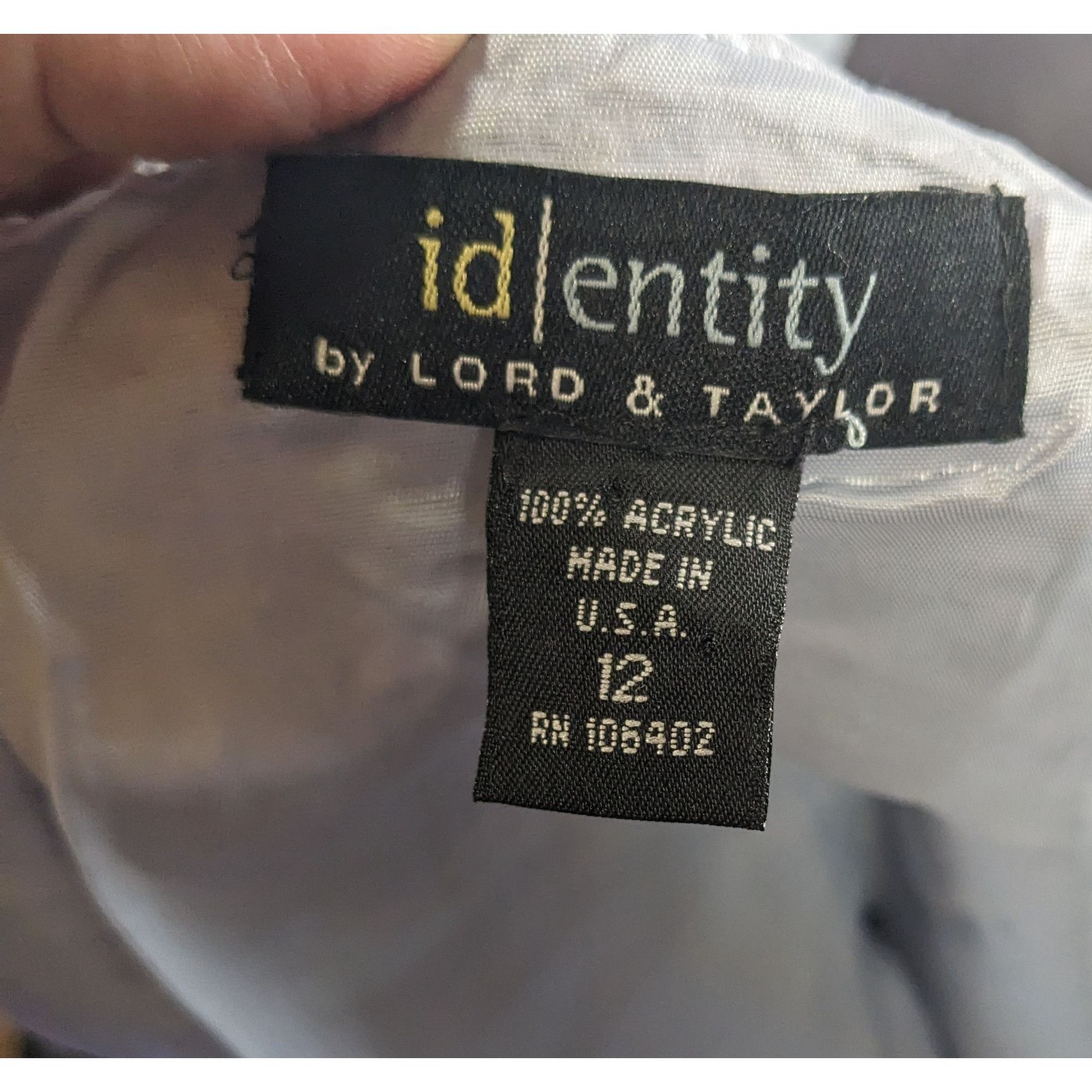 Lord & Taylor Preppy Identity By Lord & Taylor Womens Tweed Skirt Yellow & Size 34" / US 12 / IT 48 - 2 Thumbnail