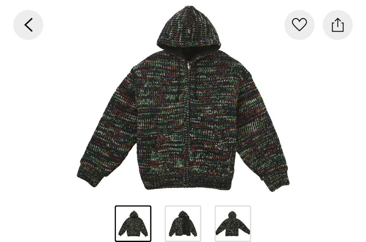 Supreme Supreme Faux Shearling Lined Zip Up Hoodie Size US M / EU 48-50 / 2 - 1 Thumbnail