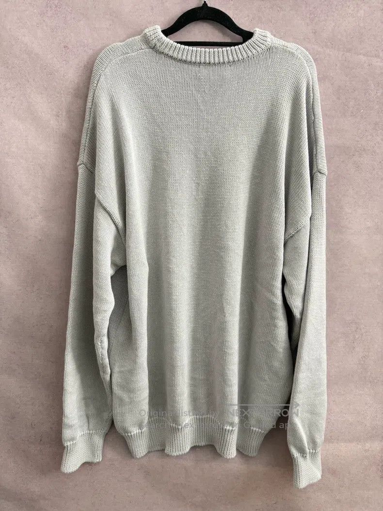 Balenciaga Balenciaga Grey Embroidered Logo Round Neck Long Sleeve Pu Size US XS / EU 42 / 0 - 3 Thumbnail