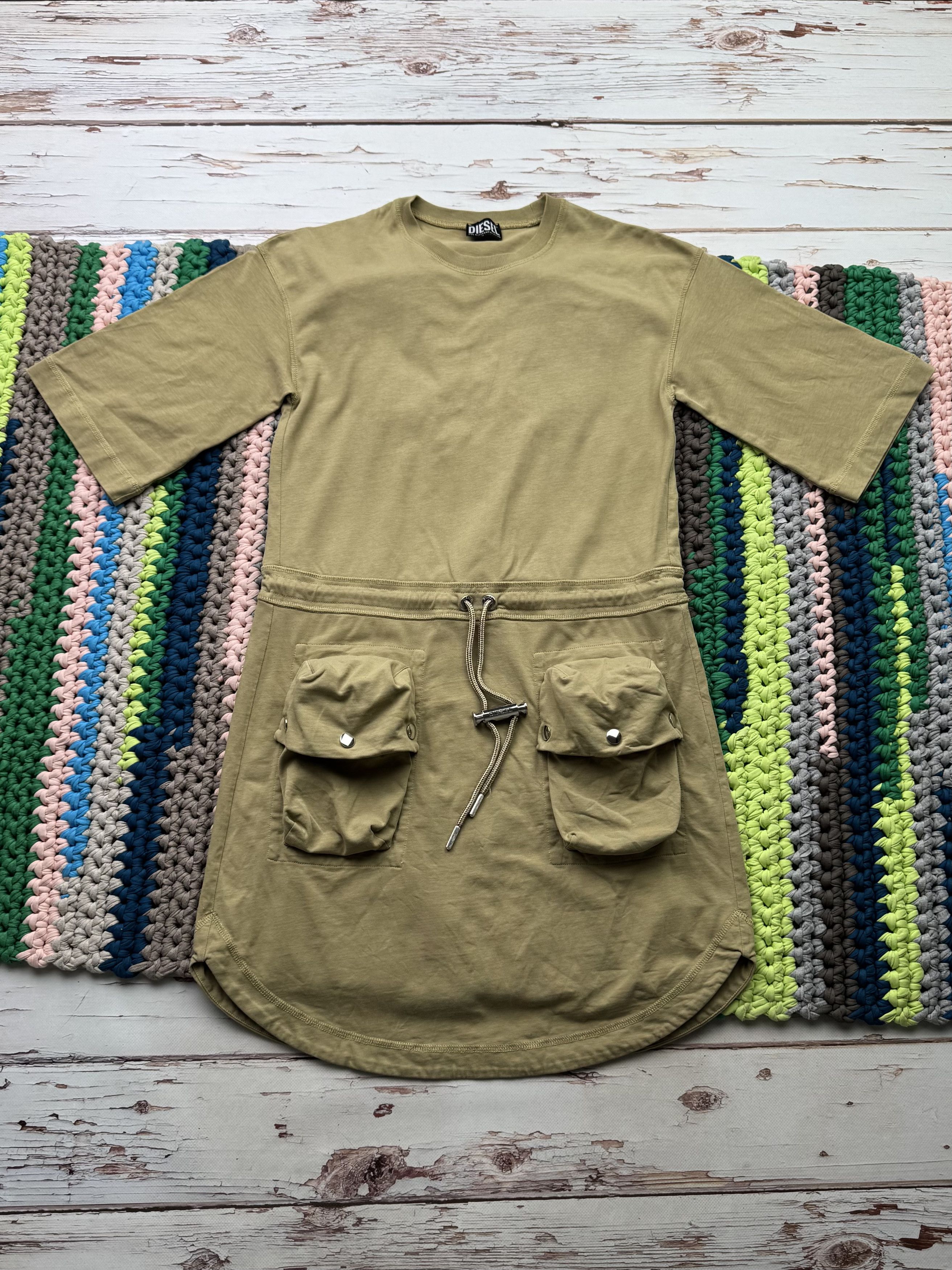 Diesel Diesel Multi-Pocket Dress (V63)(D10) Size S / US 4 / IT 40 - 1 Thumbnail