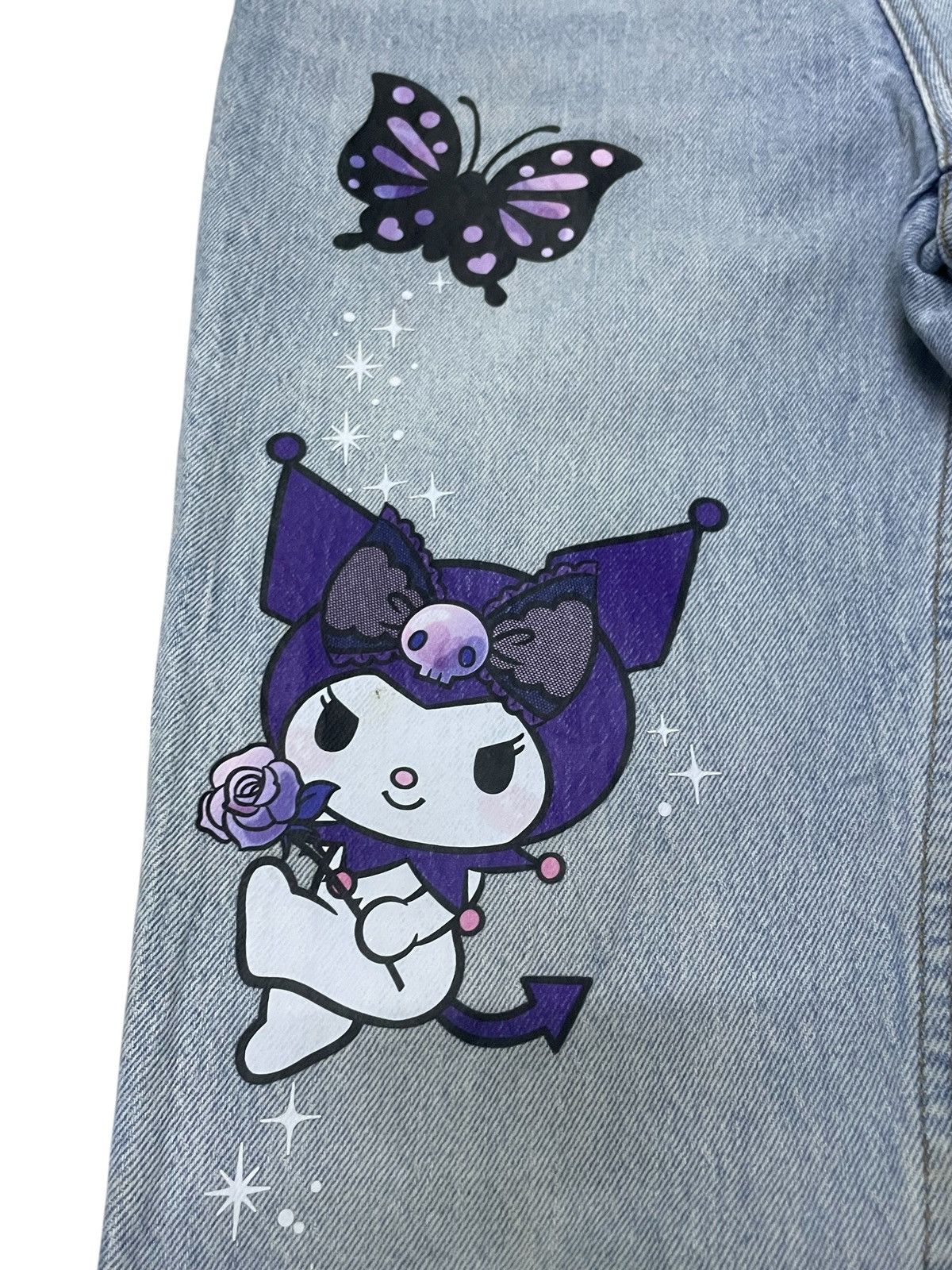 Cartoon Network × Hysteric Glamour × Japanese Brand Kuromi Scenario Official Limited Edition Japan Denim Jeans Size US 28 / EU 44 - 7 Thumbnail