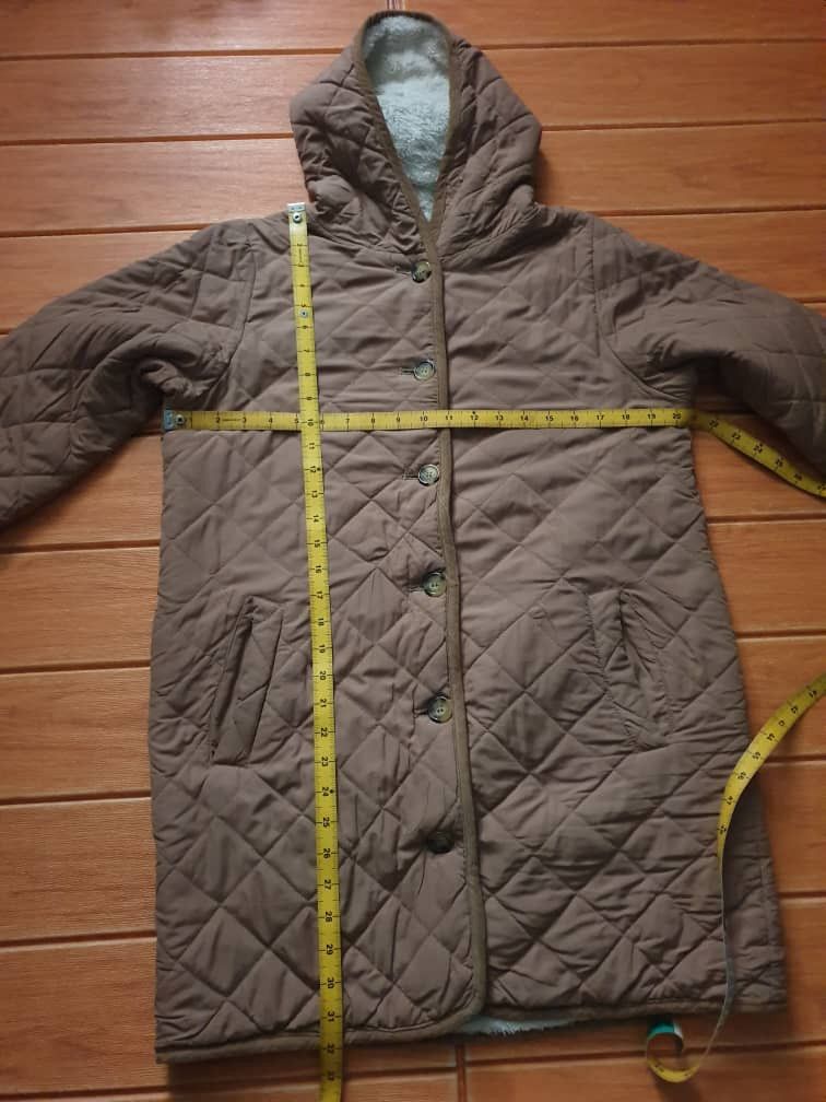 Dsquared2 Samansa Mos2 beige colour puffer hoodie jacket Size M / US 6-8 / IT 42-44 - 6 Thumbnail