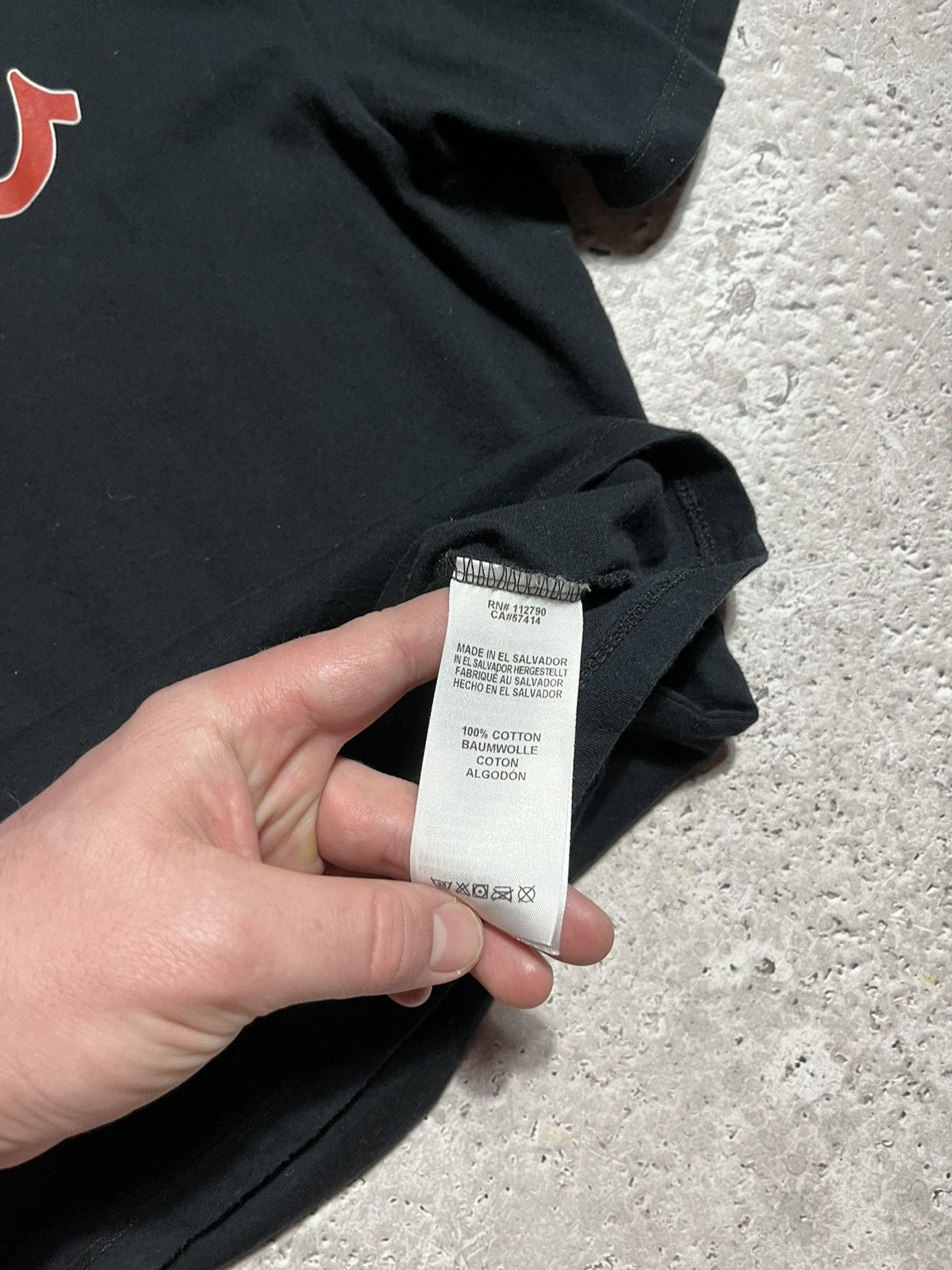 Other Y2K True Religion Big Logo faded T Shirt Tee Size US XL / EU 56 / 4 - 8 Thumbnail