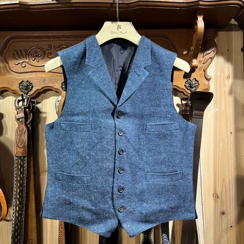 RRL Ralph Lauren RRL Ralph Lauren Old style Italian made wool vest Size US S / EU 44-46 / 1 - 1 Thumbnail