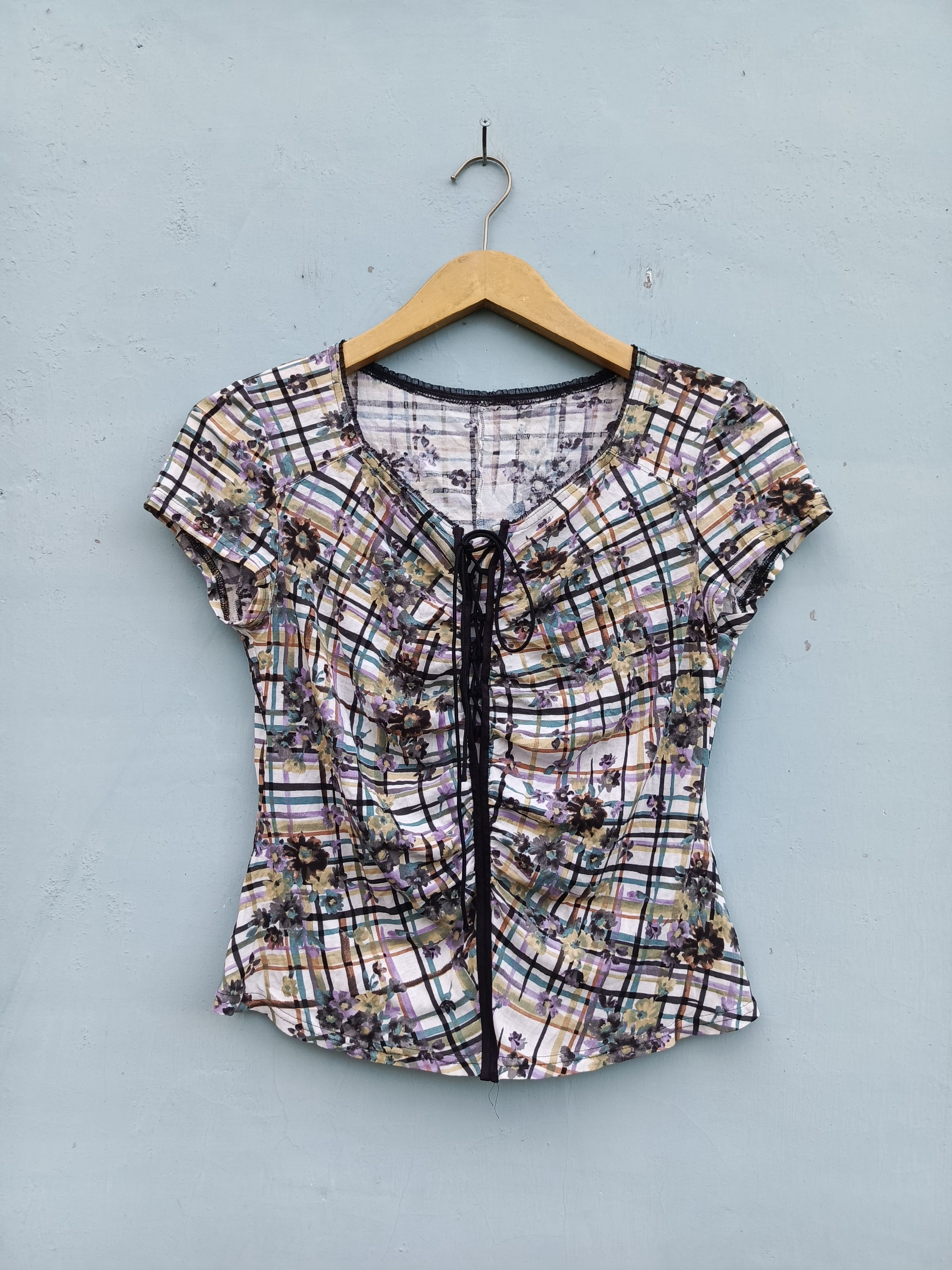 Japanese Brand Y2K Aesthetic Fontana Grande Blouse – Hard to Find Size S / US 4 / IT 40 - 1 Thumbnail