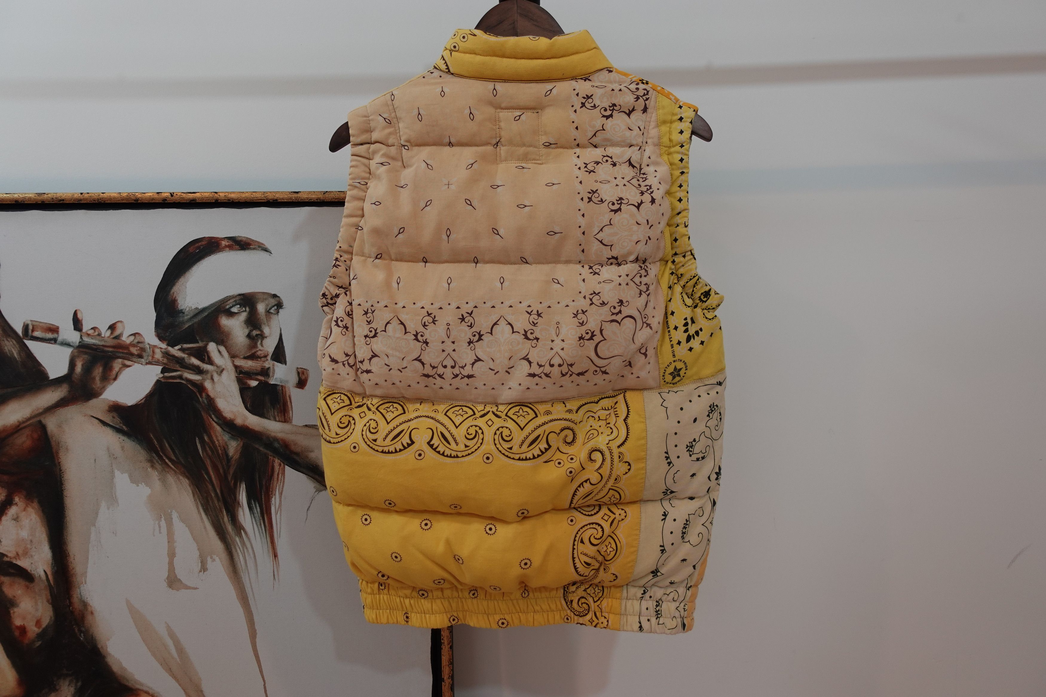 Visvim Visvim Bandana ICT Vest in Yellow Cream Size US M / EU 48-50 / 2 - 4 Thumbnail