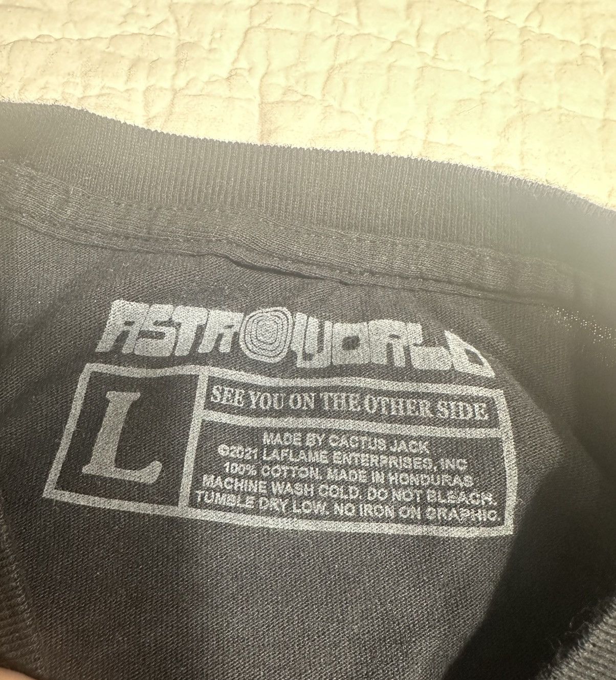 Travis Scott Travis Scott Astroworld Road To Utopia “Lollipop” Tee/ Large Size US L / EU 52-54 / 3 - 4 Thumbnail