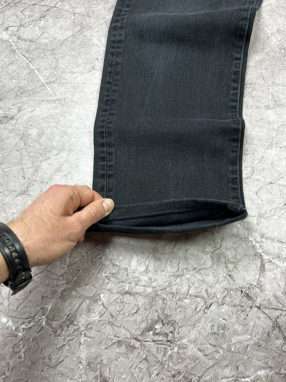 Diesel Pants Diesel Vintage Black Jeans Denim Luxury Y2k Baggy Fit Size US 30 / EU 46 - 19 Thumbnail