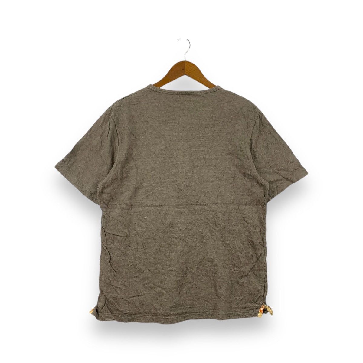 Takeo Kikuchi Vintage TAKEO KIKUCHI TK Japan Slub Floral Henley Tee Shirt Size M / US 6-8 / IT 42-44 - 3 Thumbnail