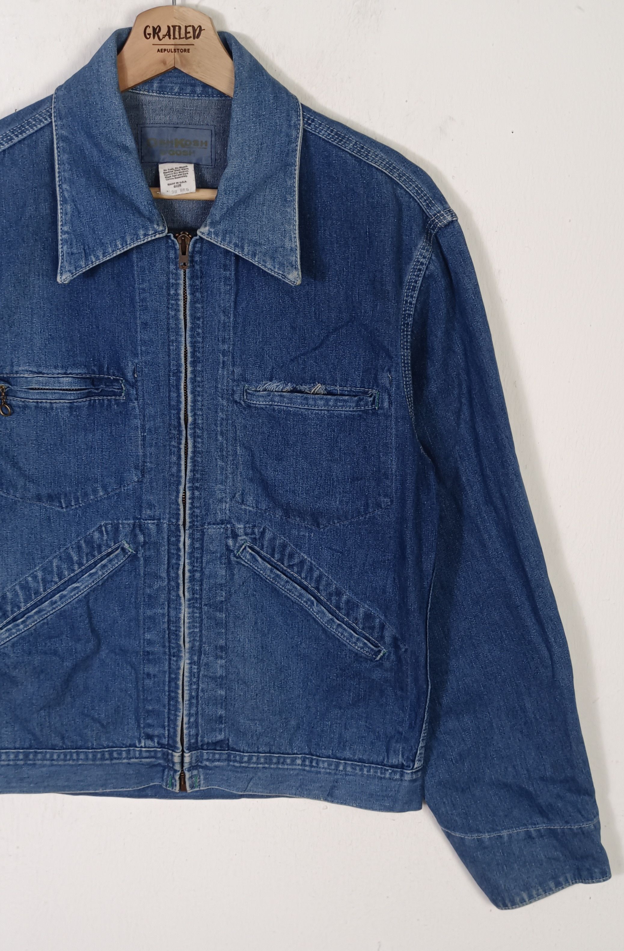 Oshkosh 70/80s Oshkosh B'GOSH Denim Jacket USA Size US M / EU 48-50 / 2 - 5 Thumbnail