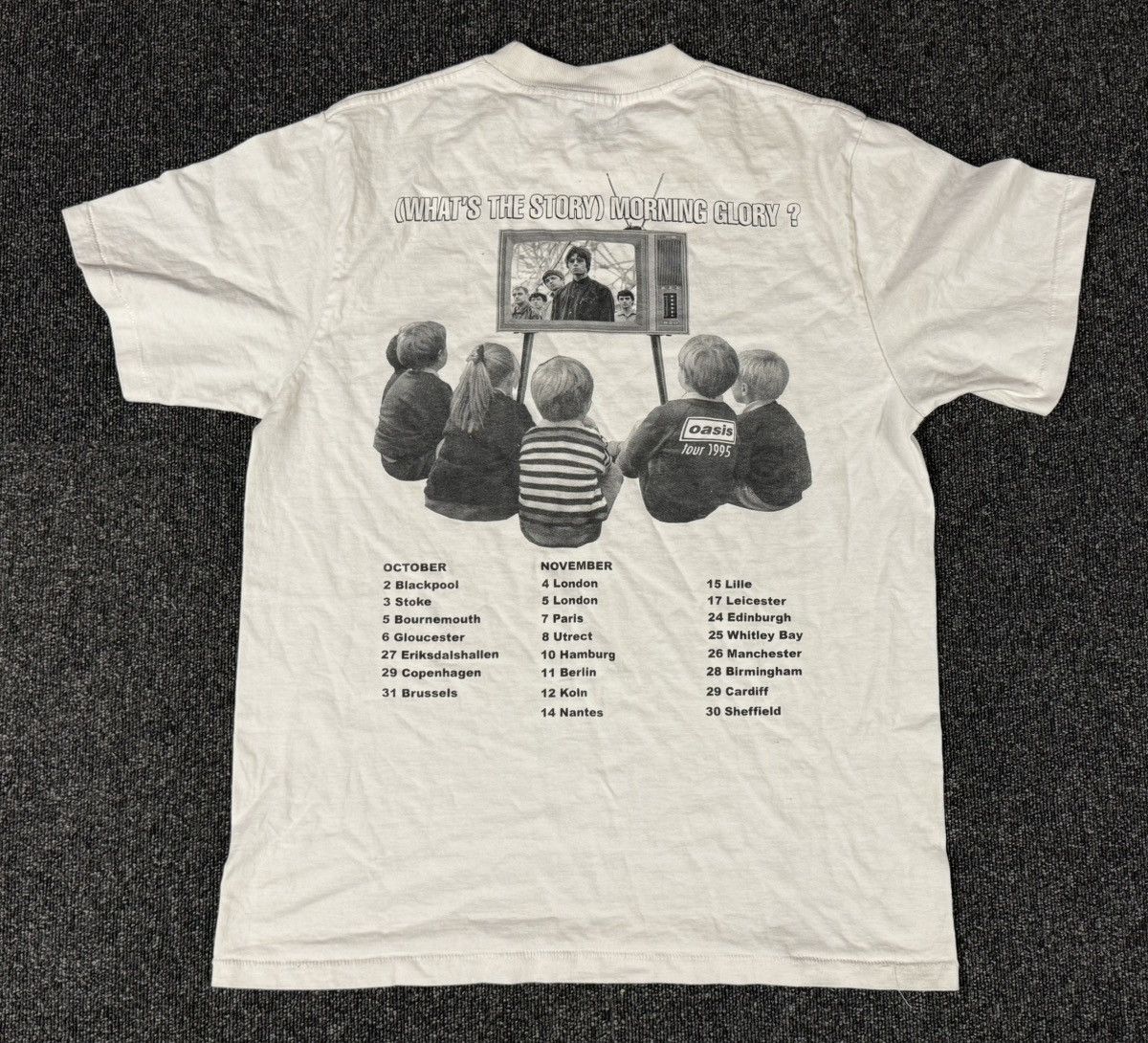 Vintage Vintage what’s the story morning glory? T shirt Large Size US L / EU 52-54 / 3 - 2 Thumbnail