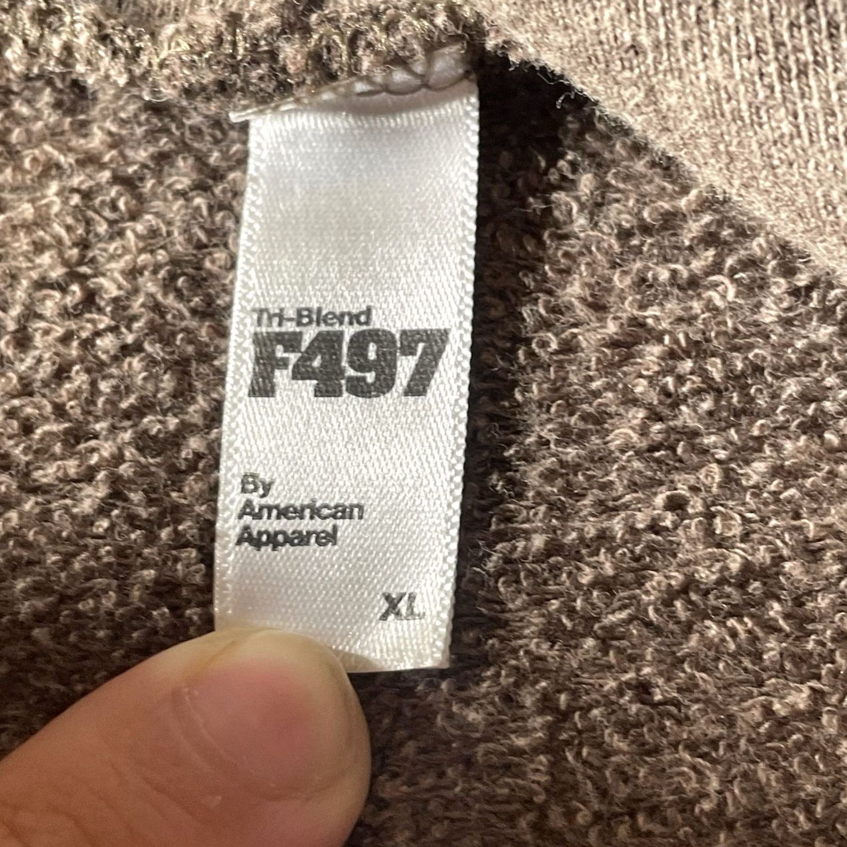 American Apparel NPR KCRW 88.9 Zip Up Hoodie American Apparel Men XL Brown Full Zip Motorcycle Graphic Print Bre breathable Lightweight Autumn Winter Spring Fall Size US XL / EU 56 / 4 - 5 Thumbnail