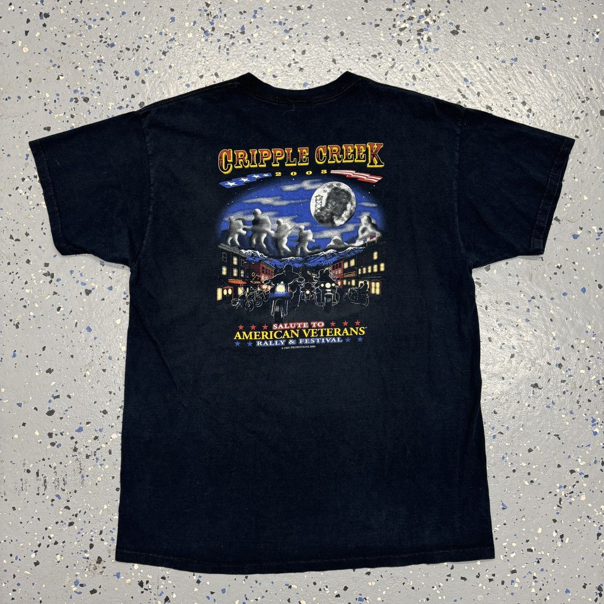 Harley Davidson × Vintage Vintage Y2K POW Mia Cripple Creek Pocket Graphic Shirt XL Size US XL / EU 56 / 4 - 1 Thumbnail