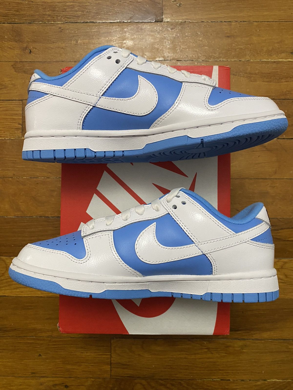Nike Size 5.5W / 4M - Nike Dunk Low University Blue UNC Blue Size US 5.5 / IT 35.5 - 3 Thumbnail