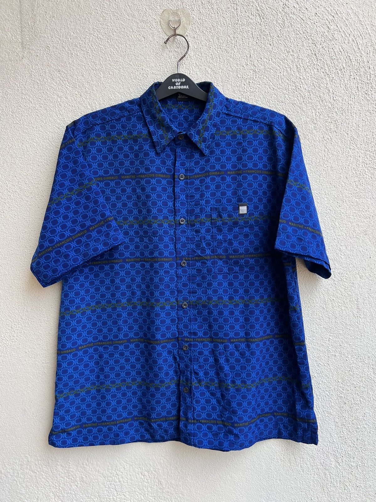 Marithe + Francois Girbaud VTG 90s Marithe Francois Girbaud Spell Out Oversized Shirt Size US M / EU 48-50 / 2 - 19 Thumbnail