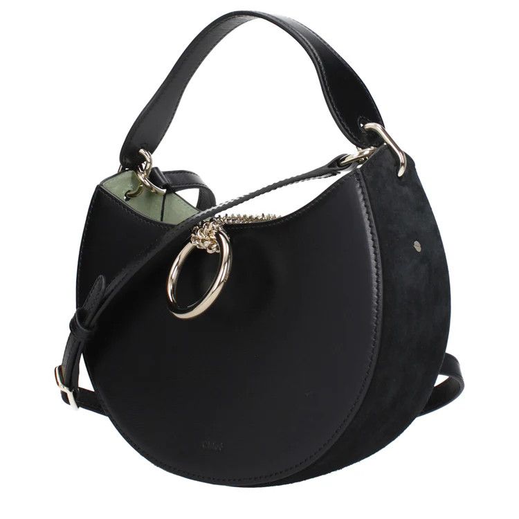 Chloe ob1o1e1024 Size: OS / Leather Handbag in Black Size ONE SIZE - 2 Thumbnail