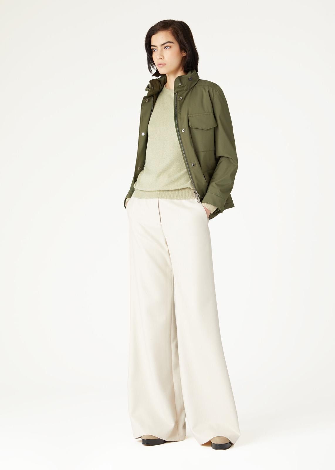 Loro Piana o1srvl11e0125 FAO1993 Arona Crewneck Sweater in Light Green Size M / US 6-8 / IT 42-44 - 5 Thumbnail